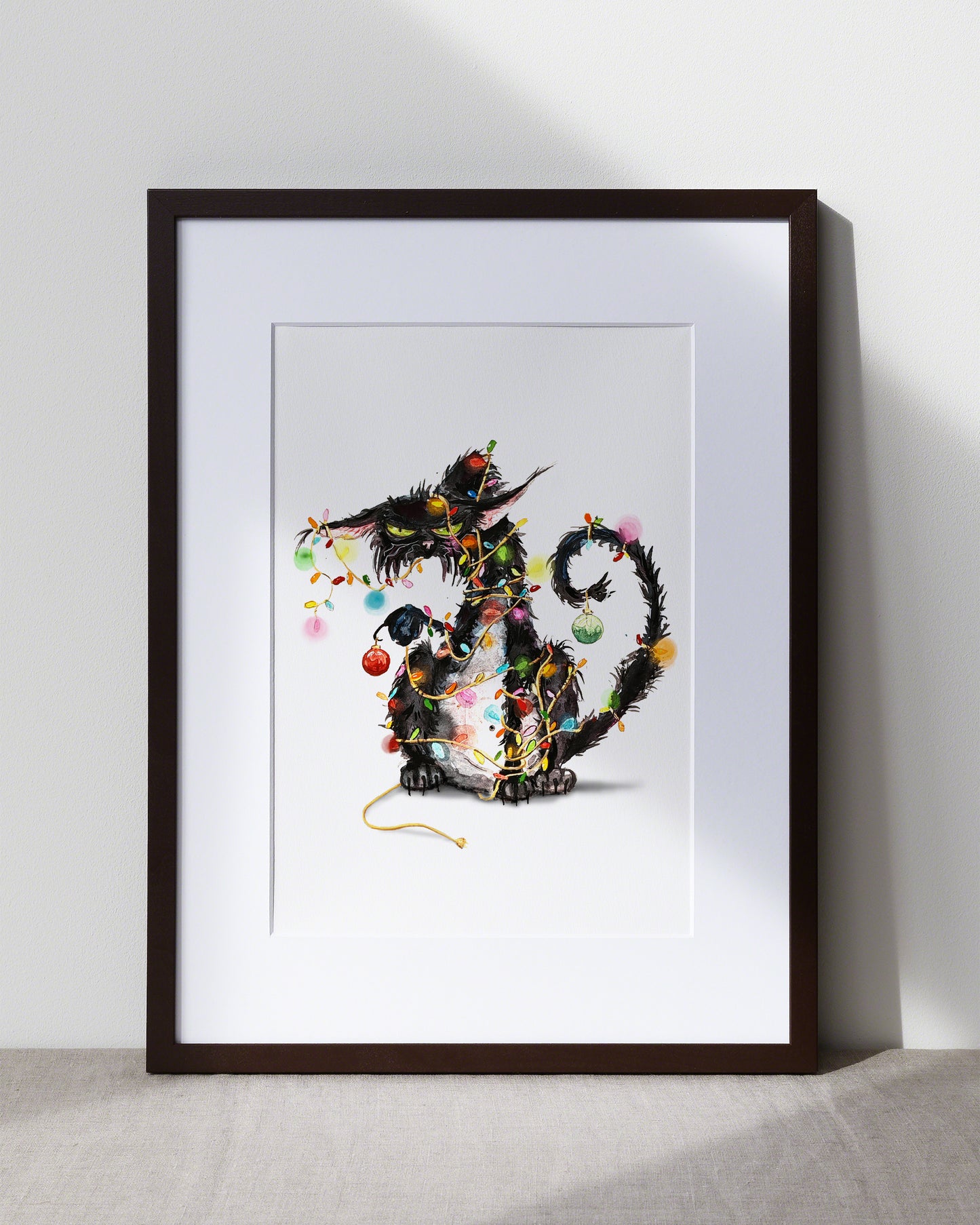 F*U-Cat - Aquarell Kunstdruck