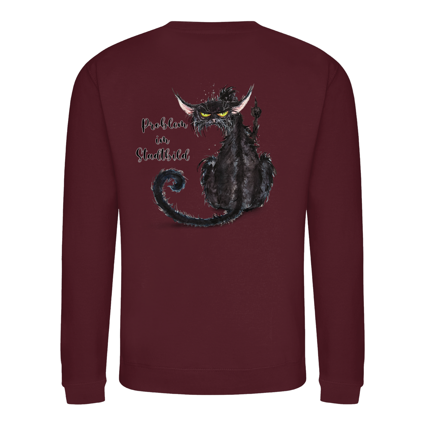 F*U-Cat Problem im Stadtbild - Basic Sweatshirt