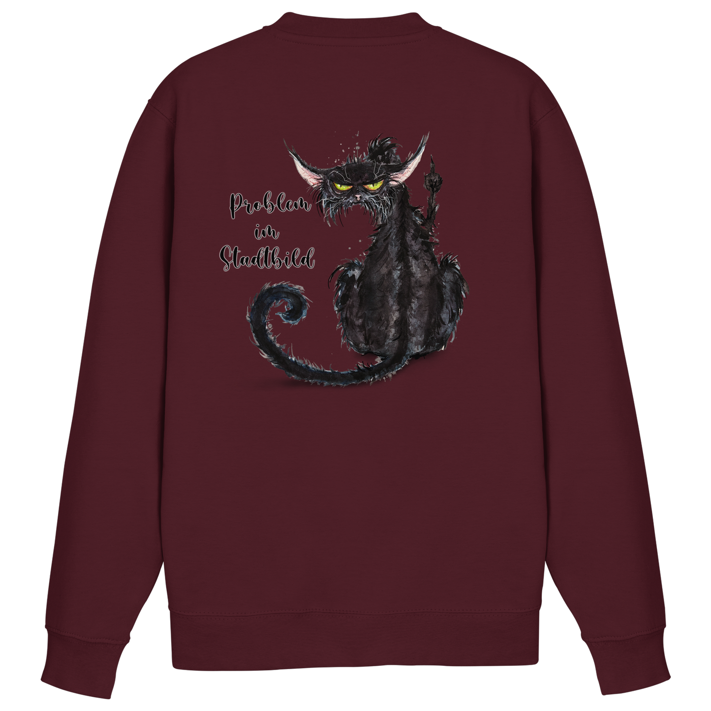 F*U-Cat Problem im Stadtbild - Basic Sweatshirt