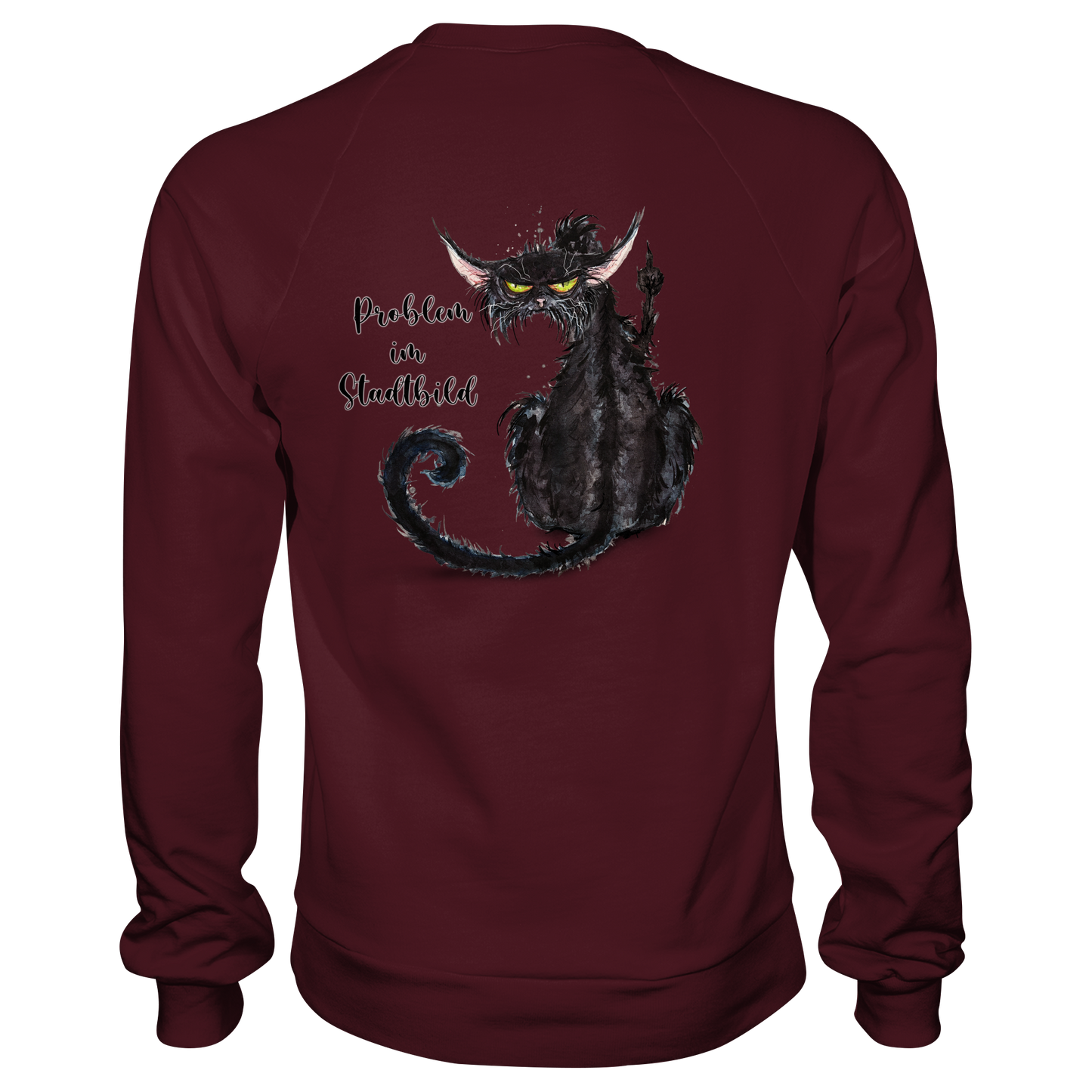F*U-Cat Problem im Stadtbild - Basic Sweatshirt