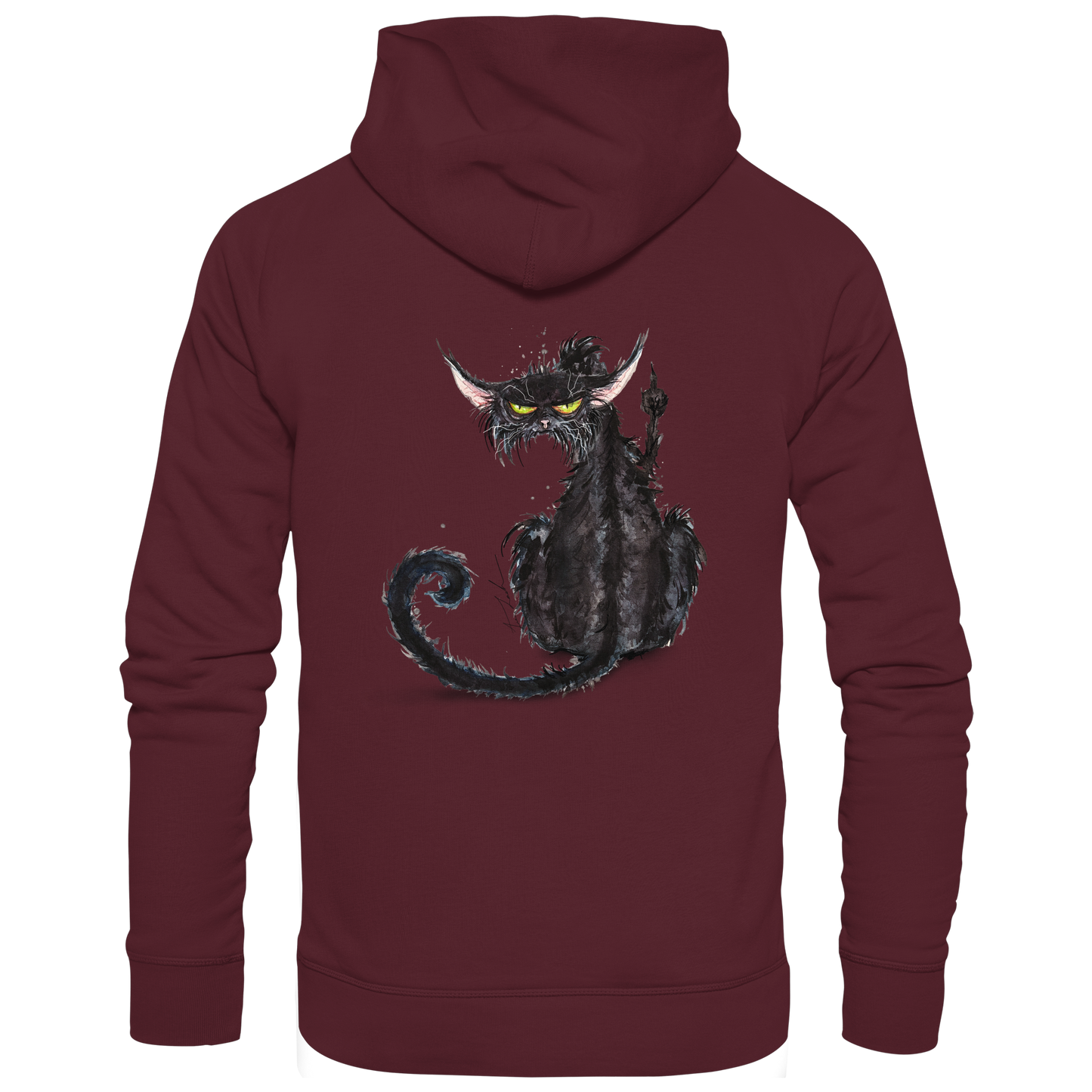 F*U-Cat- Hinten - Basic Unisex Hoodie