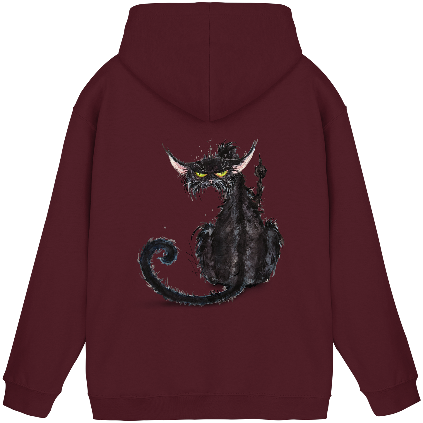 F*U-Cat- Hinten - Basic Unisex Hoodie