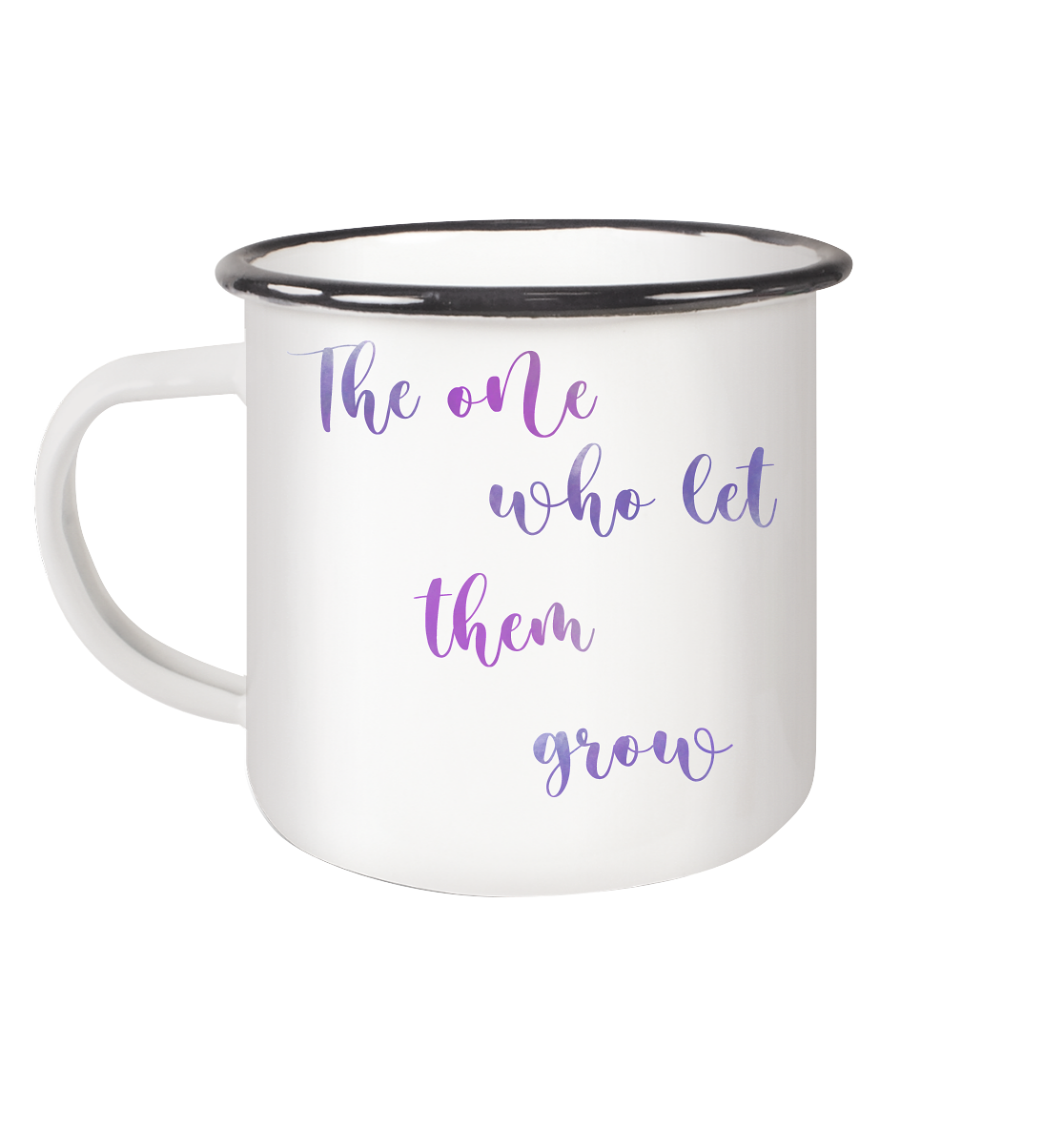 Besonderes Geschenk für Lehrer:innen und Erzieher:innen - Emaille Tasse (Black)