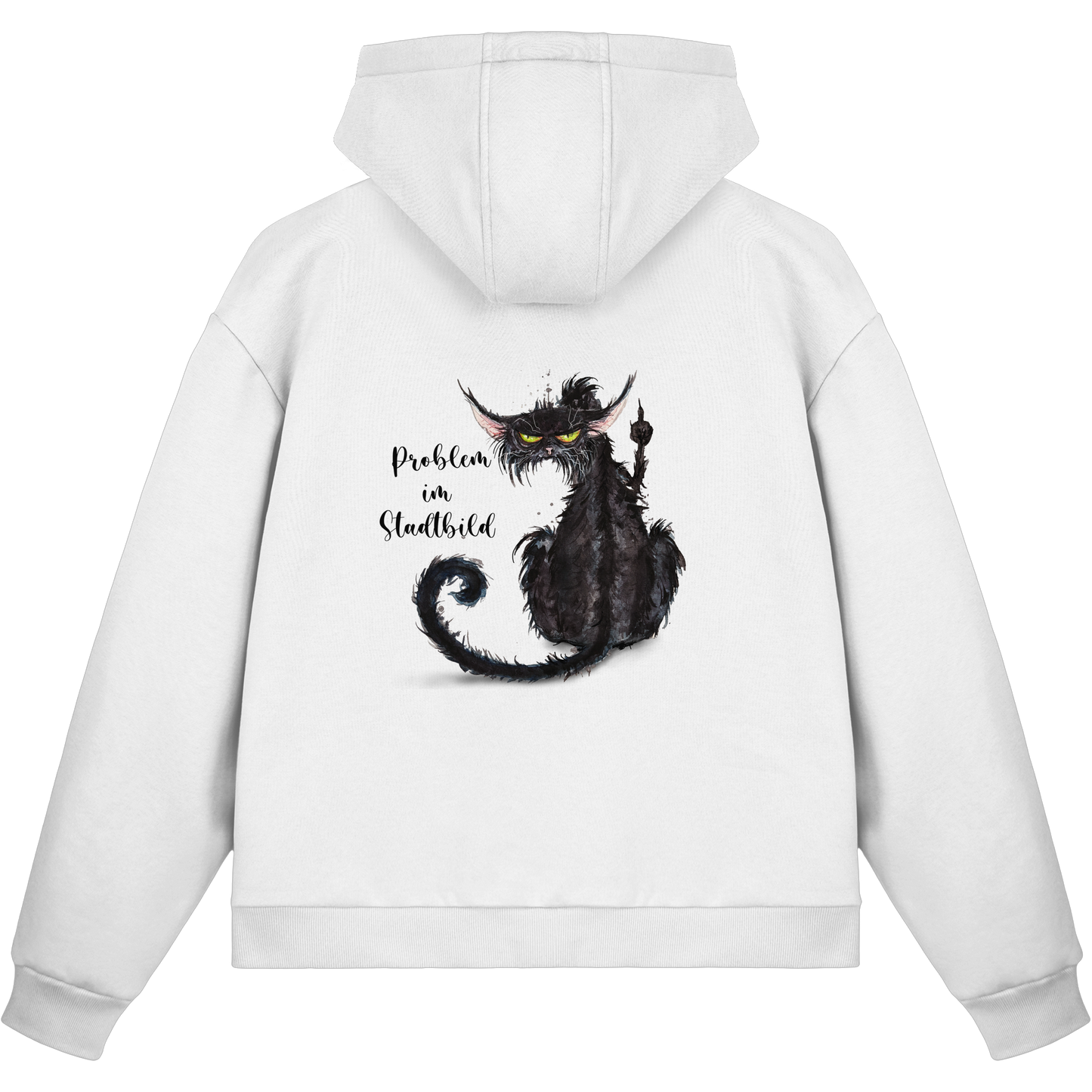 F*U-Cat Problem im Stadtbild - Fluffy Boxcut Zipper