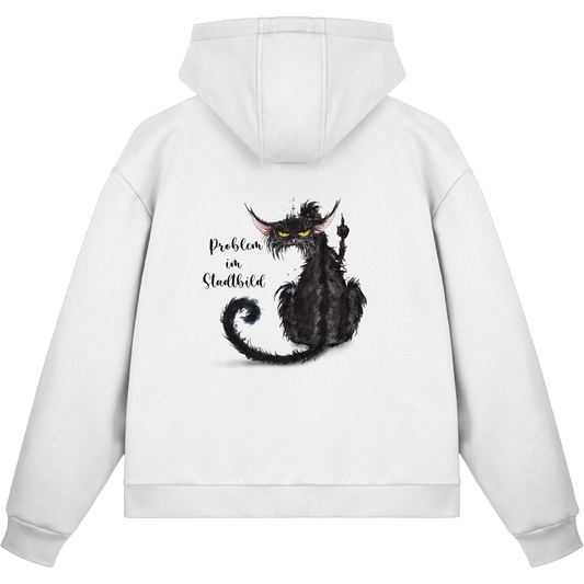 F*U-Cat Problem im Stadtbild - Fluffy Boxcut Zipper