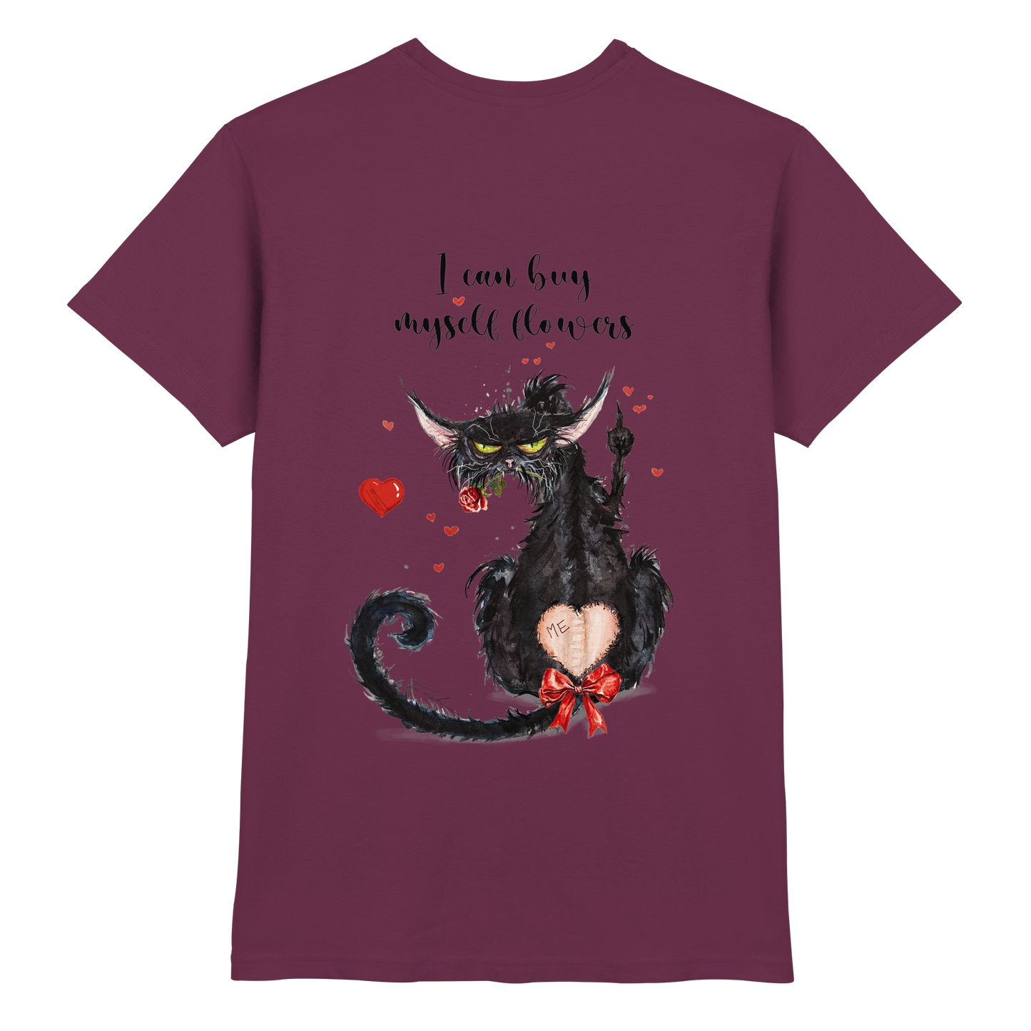 F*U-Cat- Love - Druck Hinten - Premium Shirt