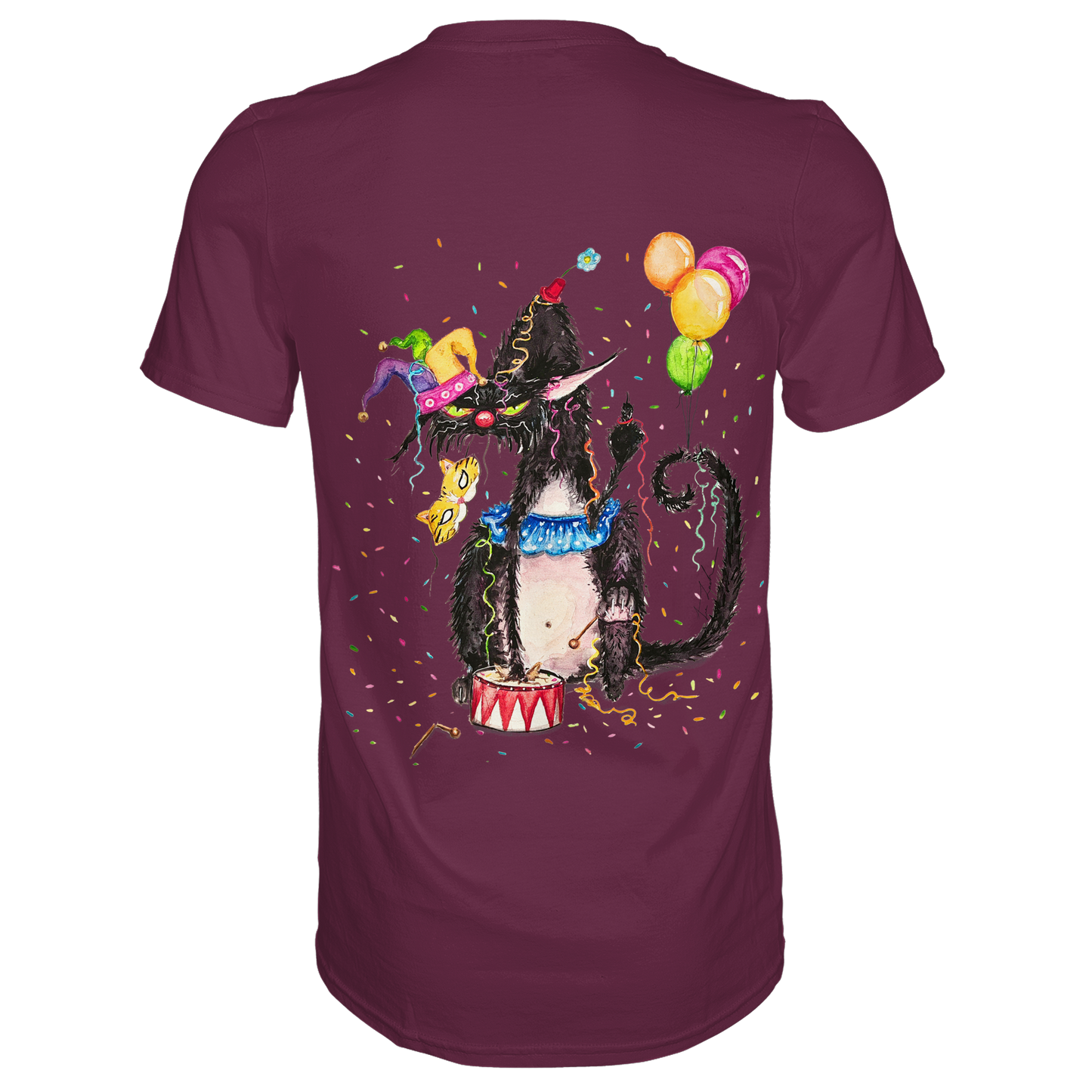 F*U-Cat- Karneval - Druck Hinten - Premium Shirt