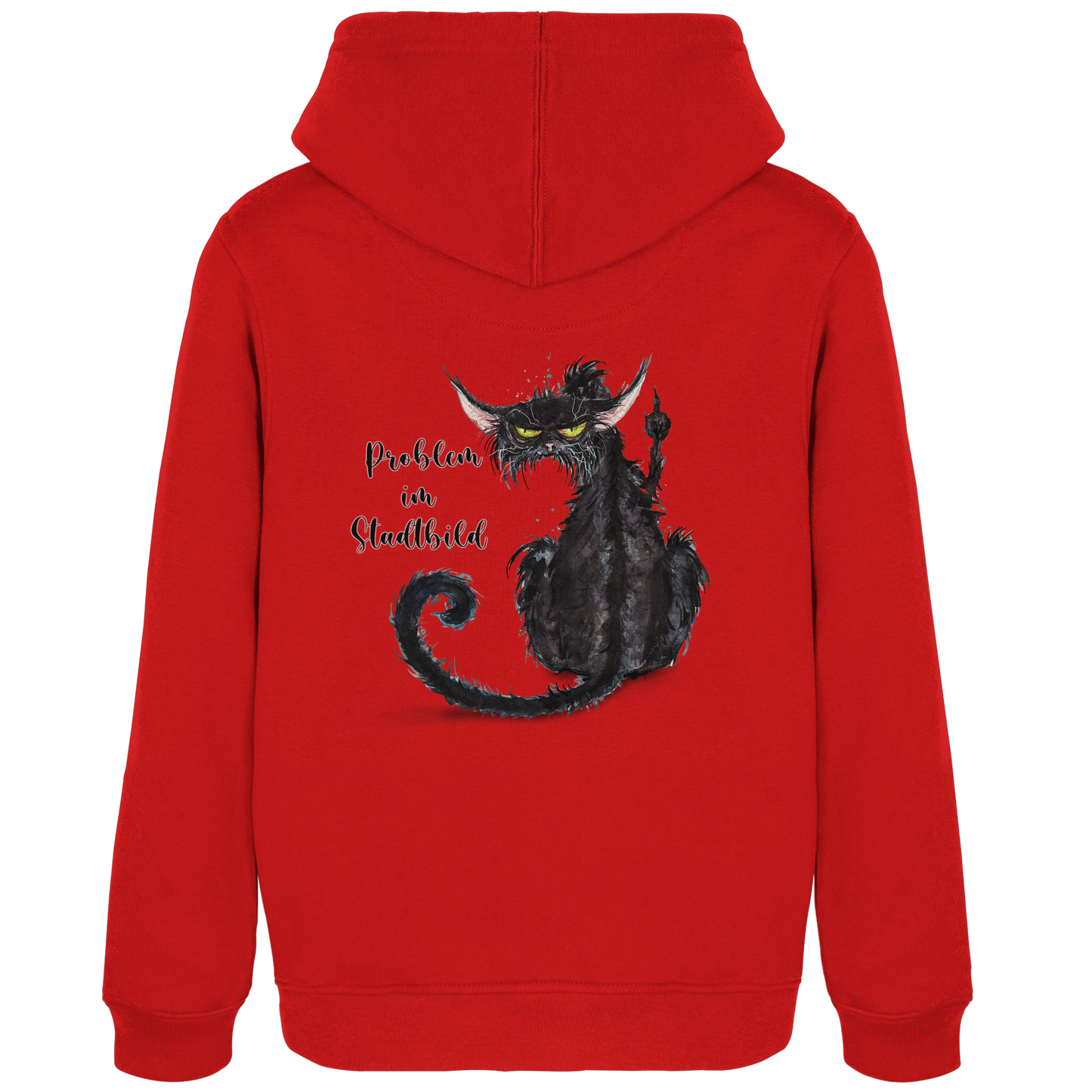 F*U-Cat Problem im Stadtbild - Womens Organic Hoodie B&C