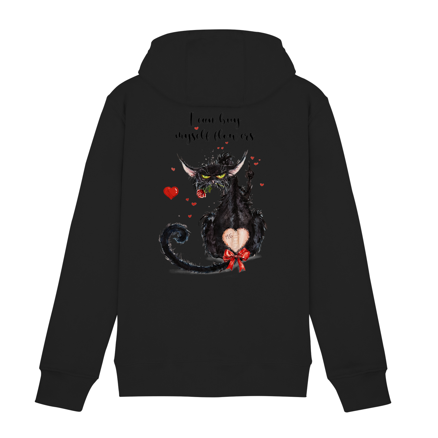 F*U-Cat- Love - Druck Hinten - Zipper