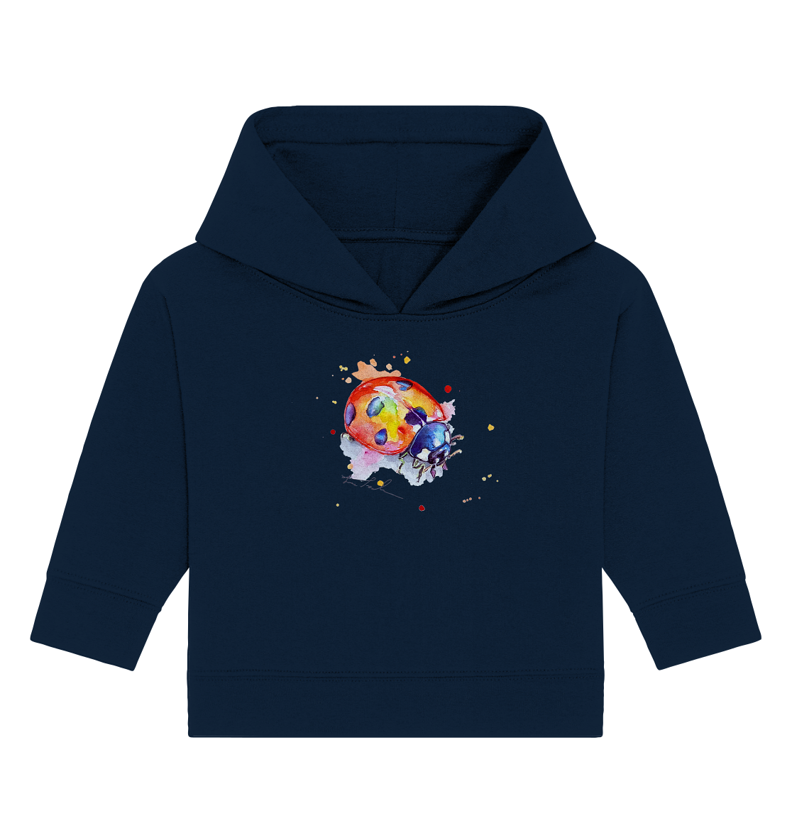 Bunter Marienkäfer - Baby Organic Hoodie