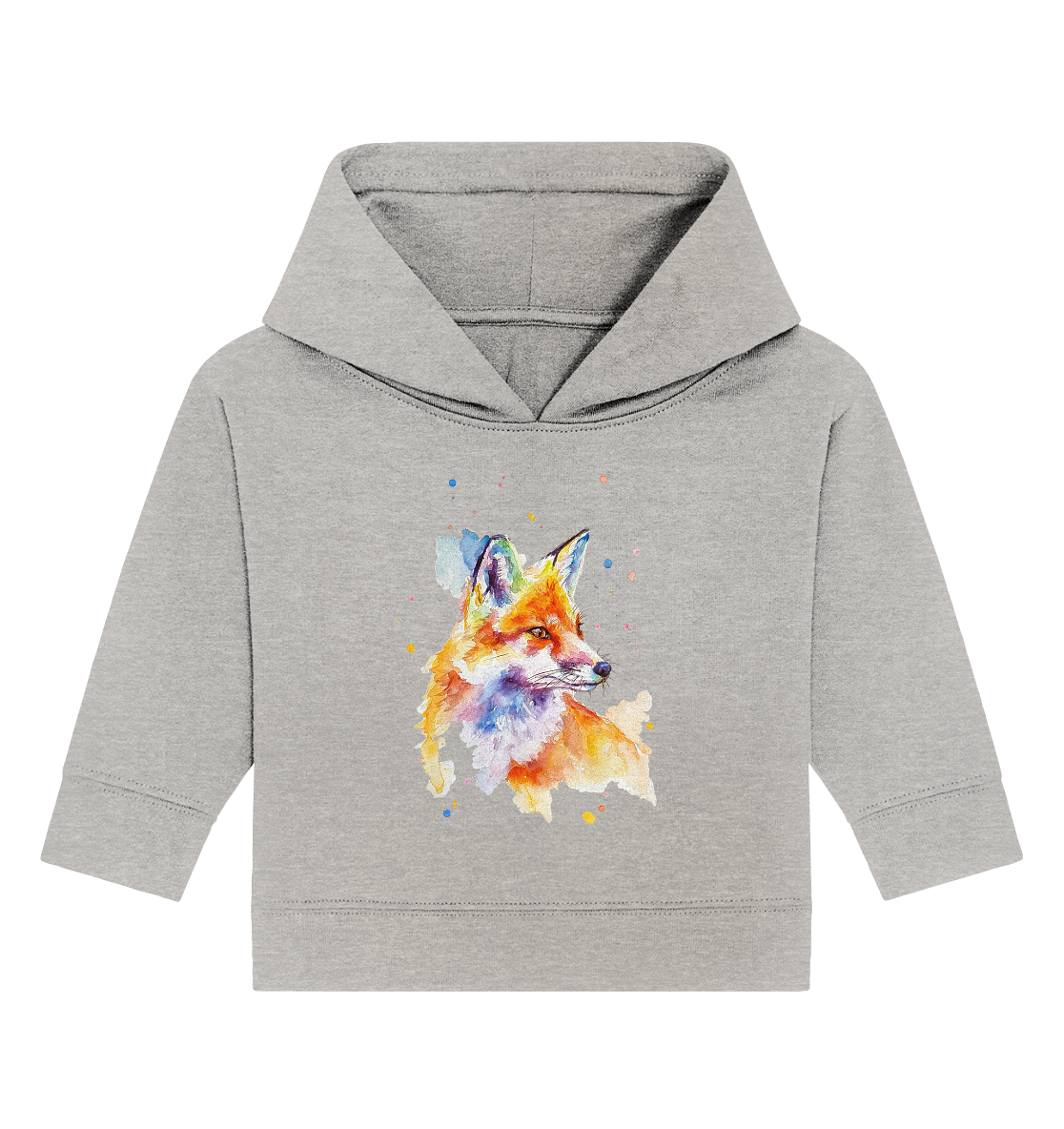 Bunter Fuchs - Baby Organic Hoodie