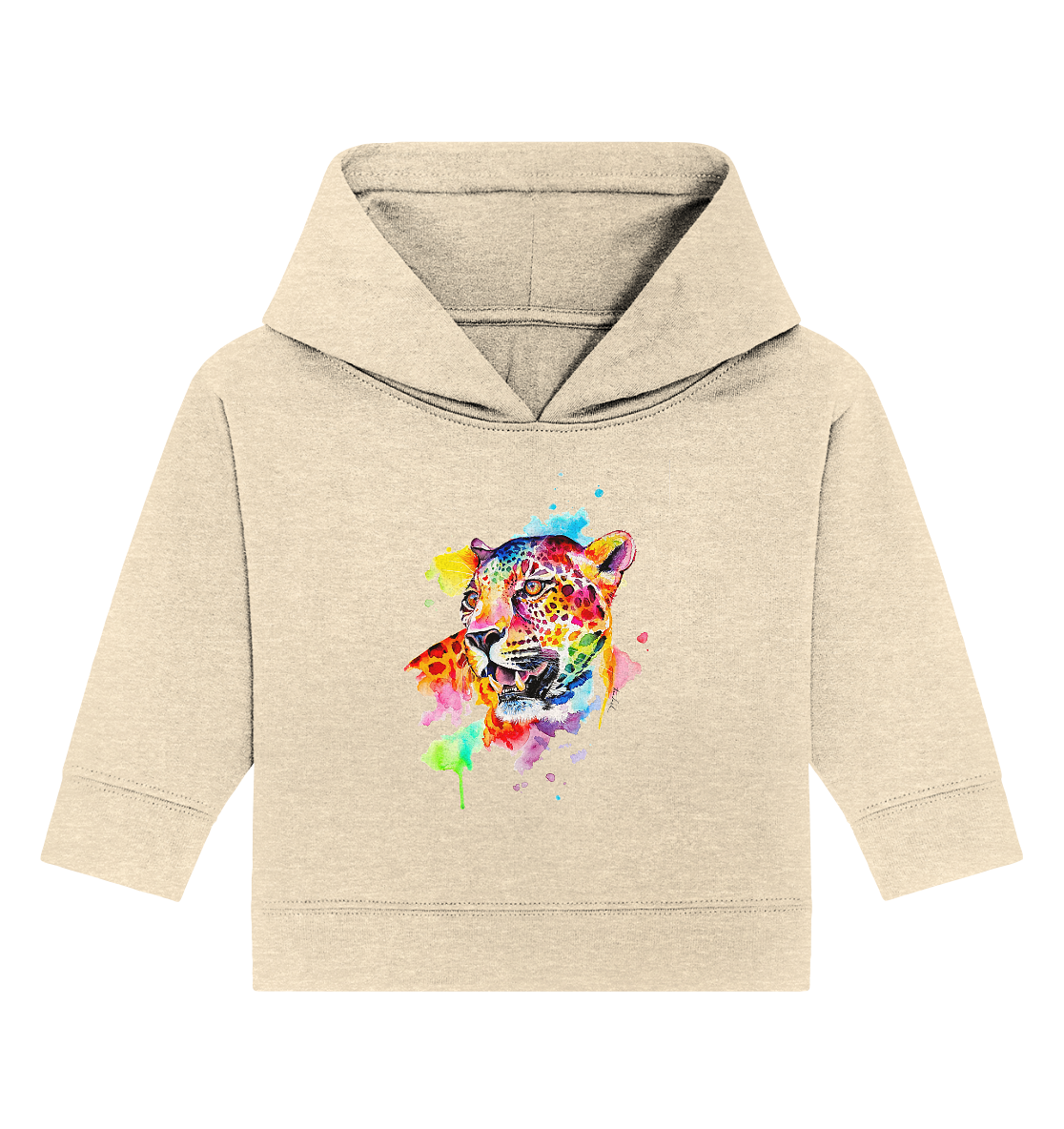 Bunter Leopard - Baby Organic Hoodie
