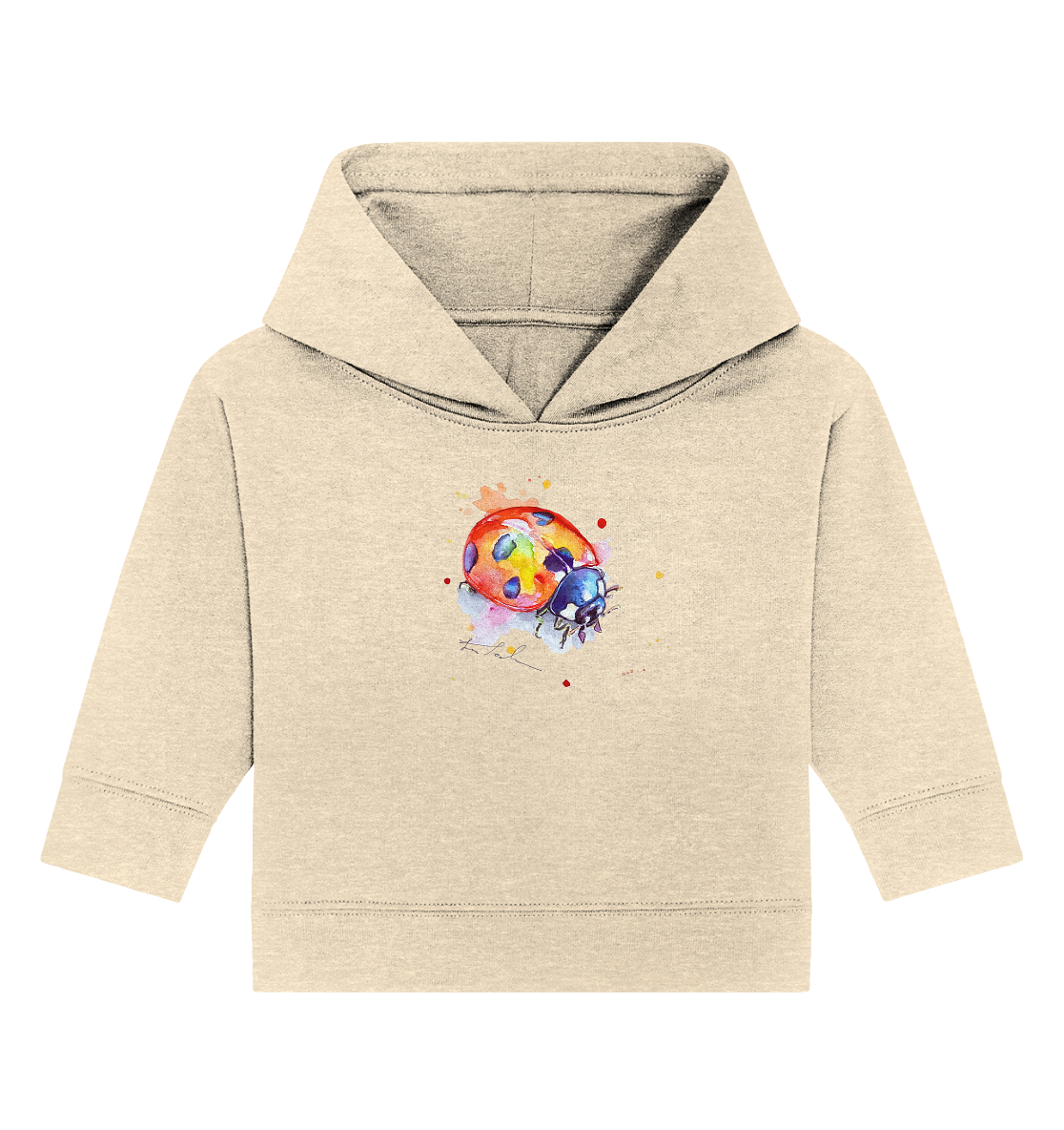 Bunter Marienkäfer - Baby Organic Hoodie