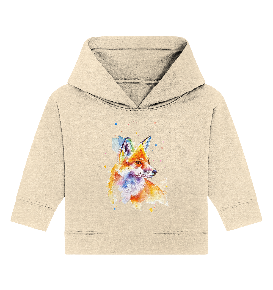 Bunter Fuchs - Baby Organic Hoodie