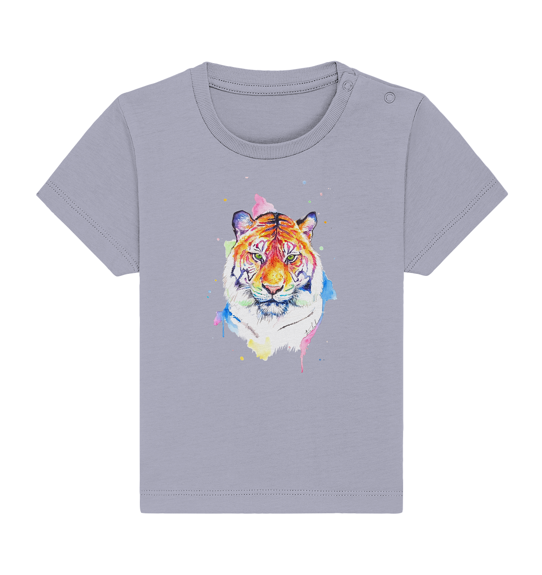 Bunter Tiger - Baby Organic Shirt