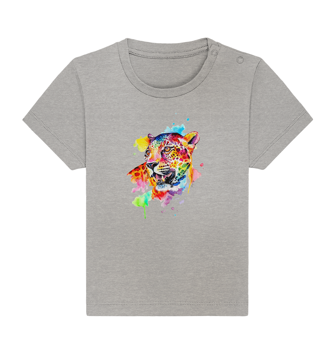 Bunter Leopard - Baby Organic Shirt