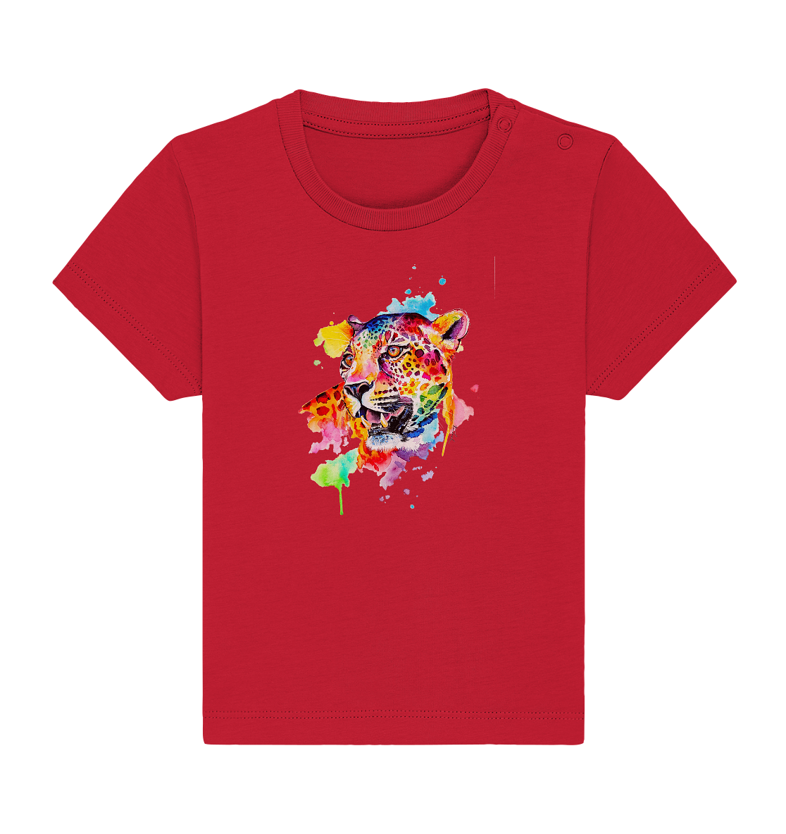 Bunter Leopard - Baby Organic Shirt