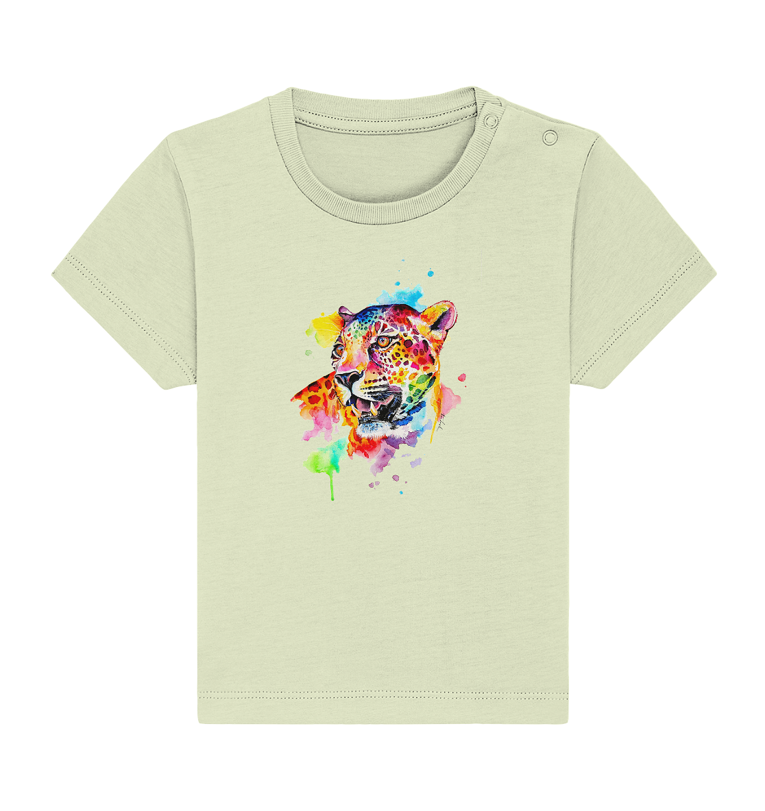 Bunter Leopard - Baby Organic Shirt