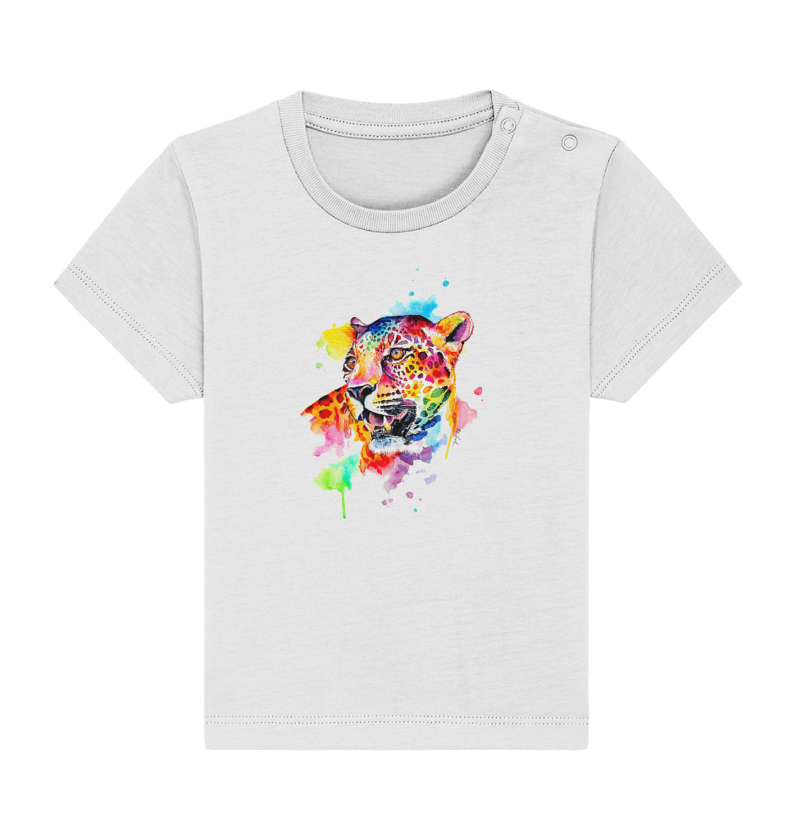 Bunter Leopard - Baby Organic Shirt