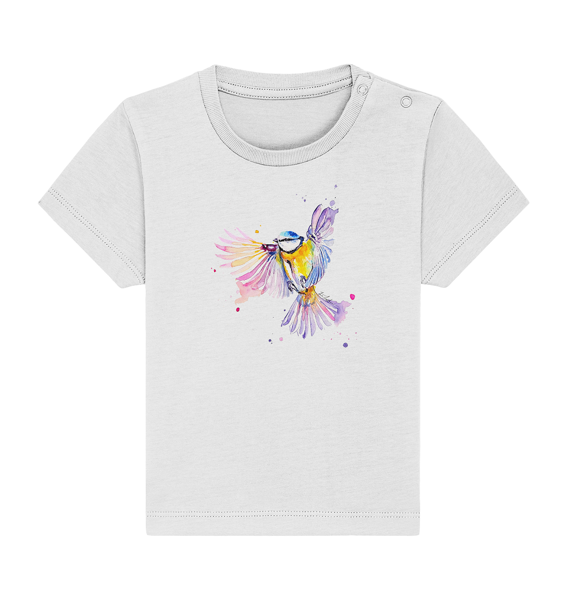 Motiv Blaumeise - Baby Organic Shirt