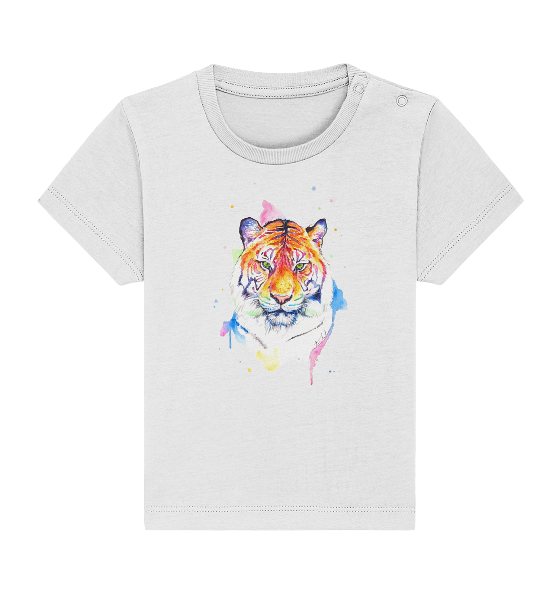 Bunter Tiger - Baby Organic Shirt