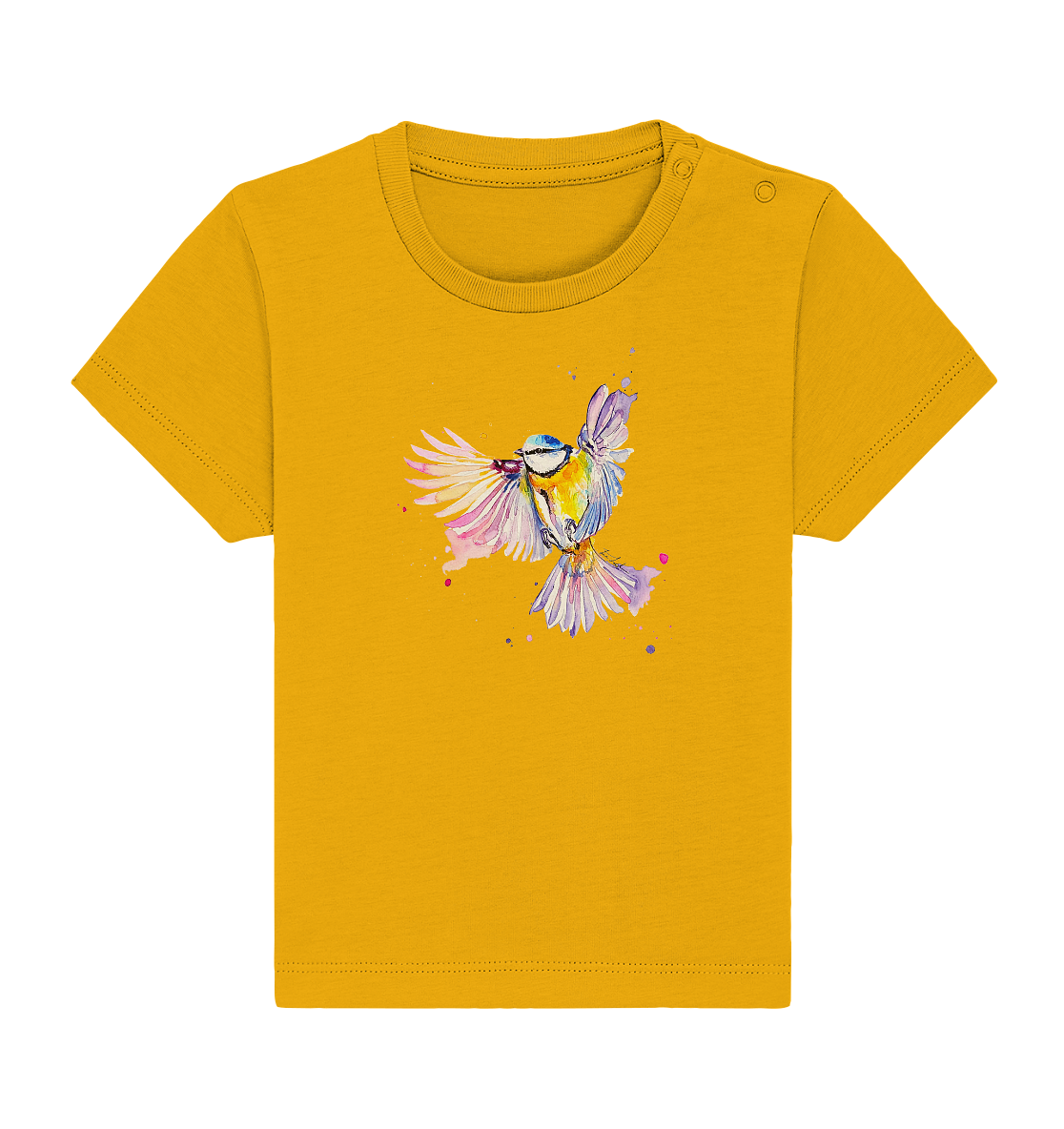 Motiv Blaumeise - Baby Organic Shirt