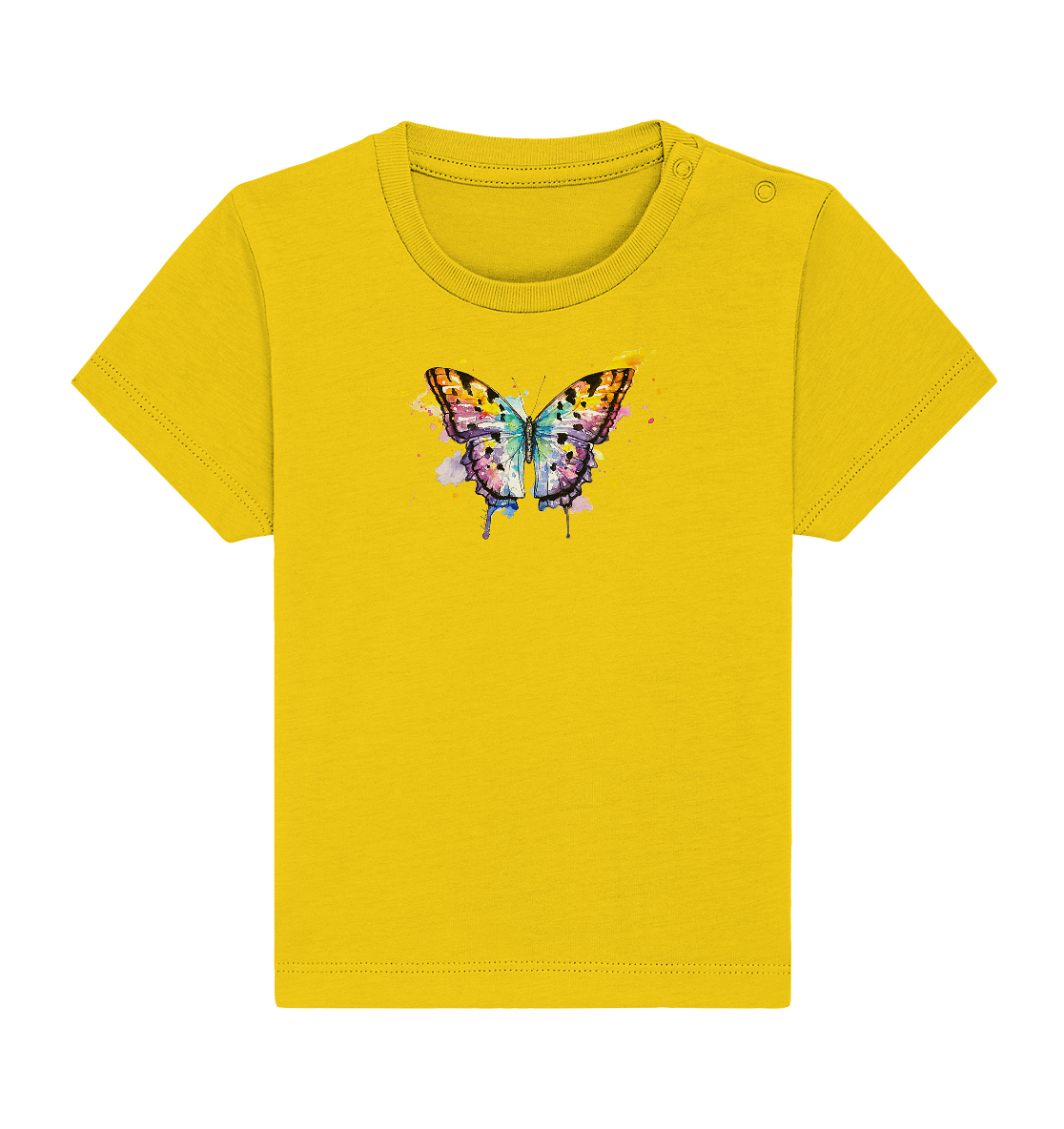 Bunter Schmetterling - Baby Organic Shirt