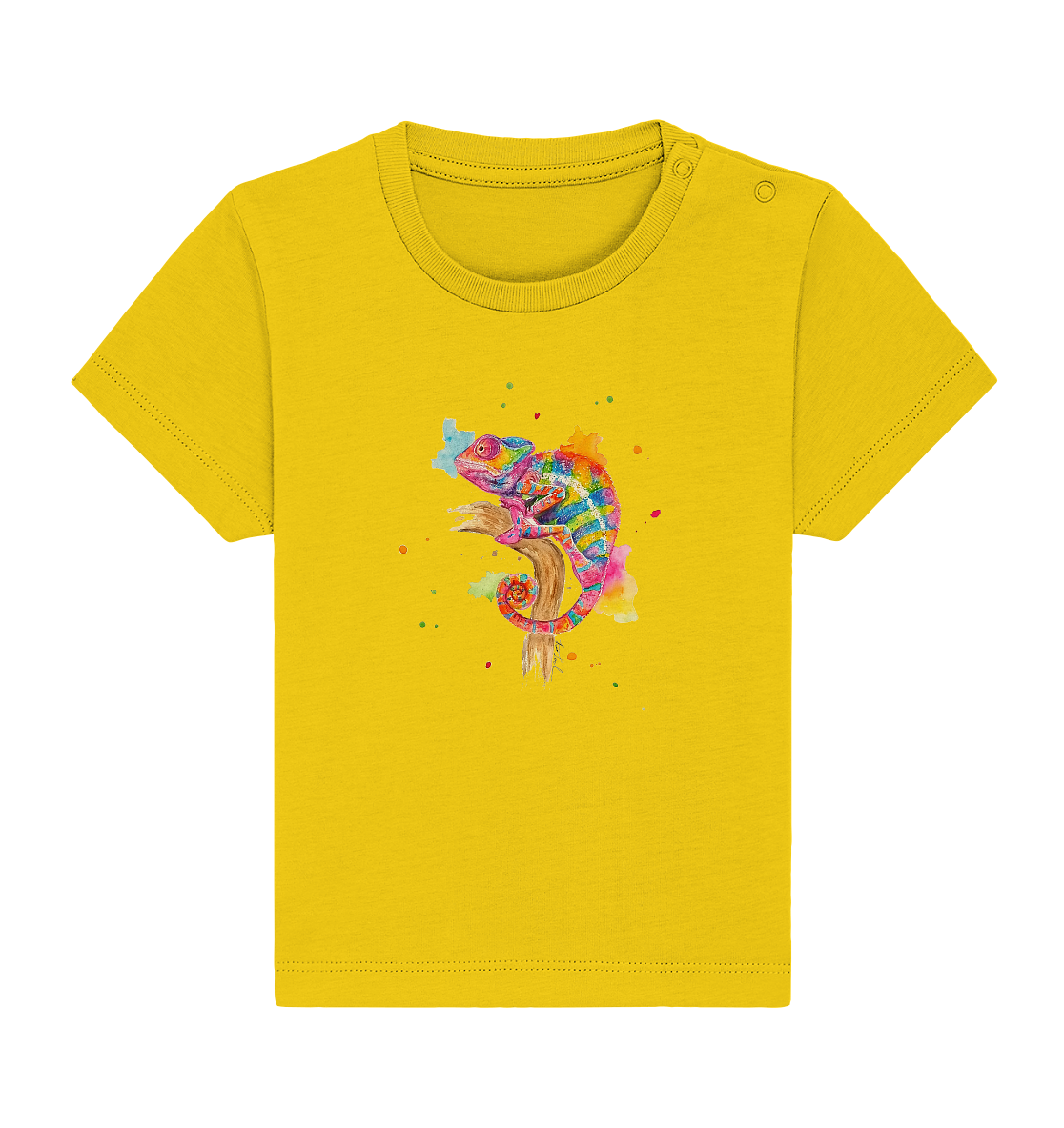 Buntes Chamäleon - Baby Organic Shirt