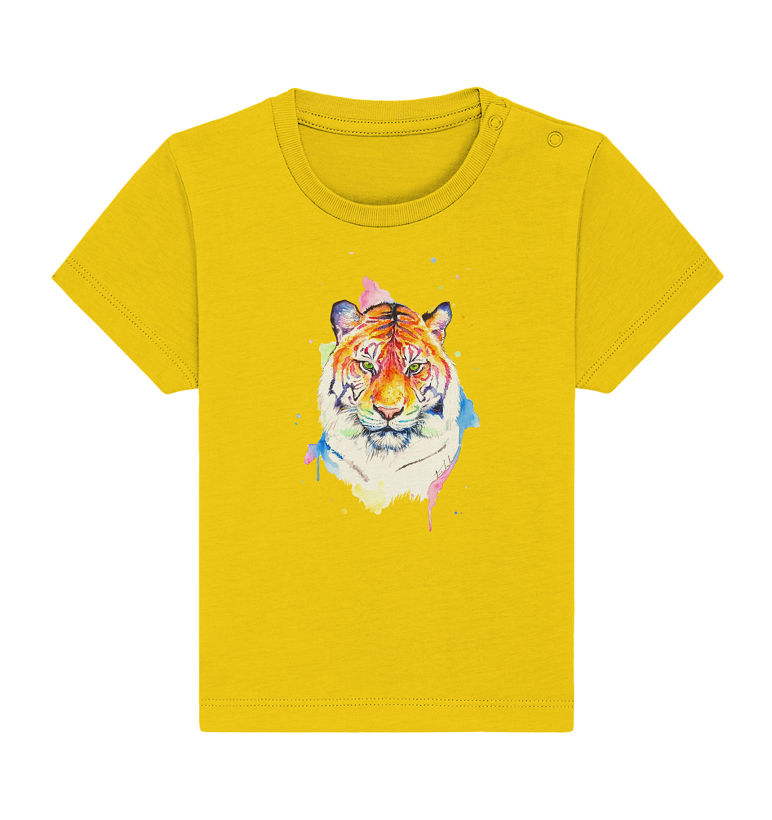 Bunter Tiger - Baby Organic Shirt