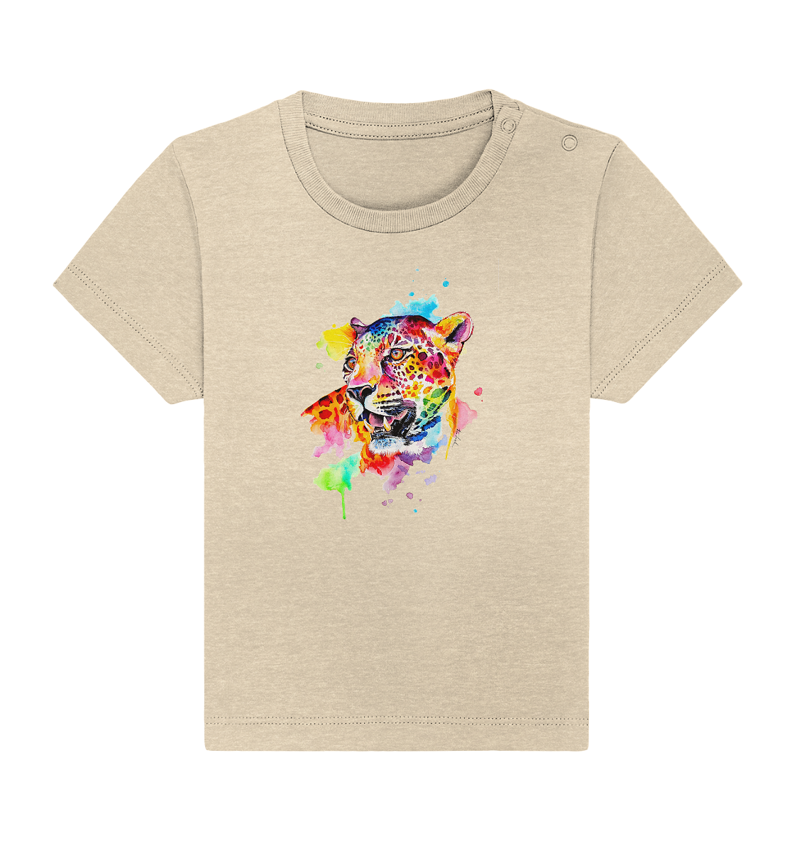 Bunter Leopard - Baby Organic Shirt