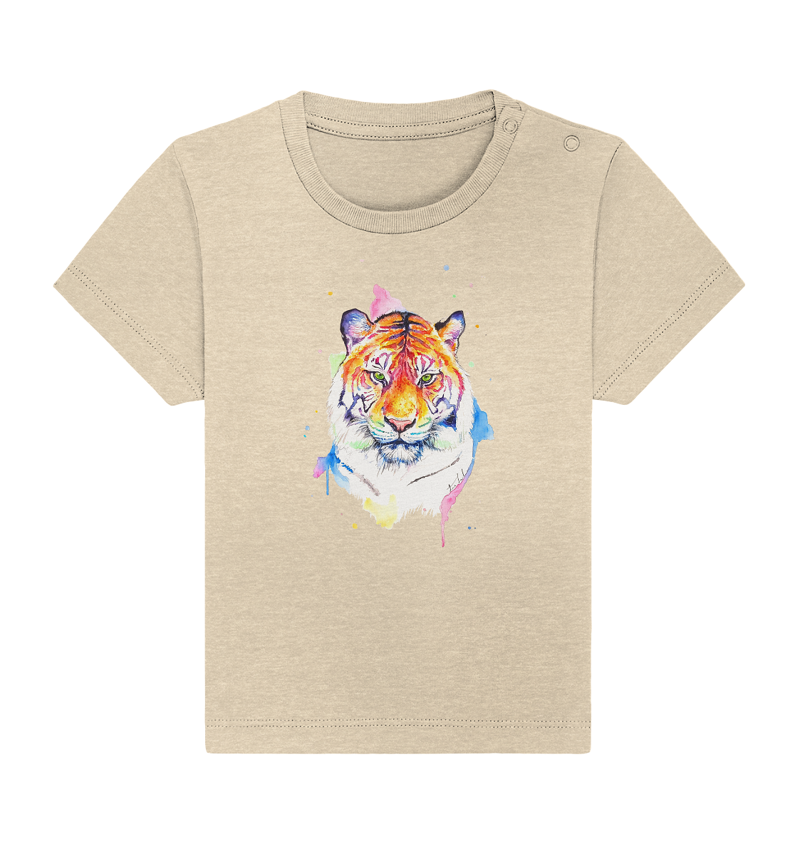 Bunter Tiger - Baby Organic Shirt