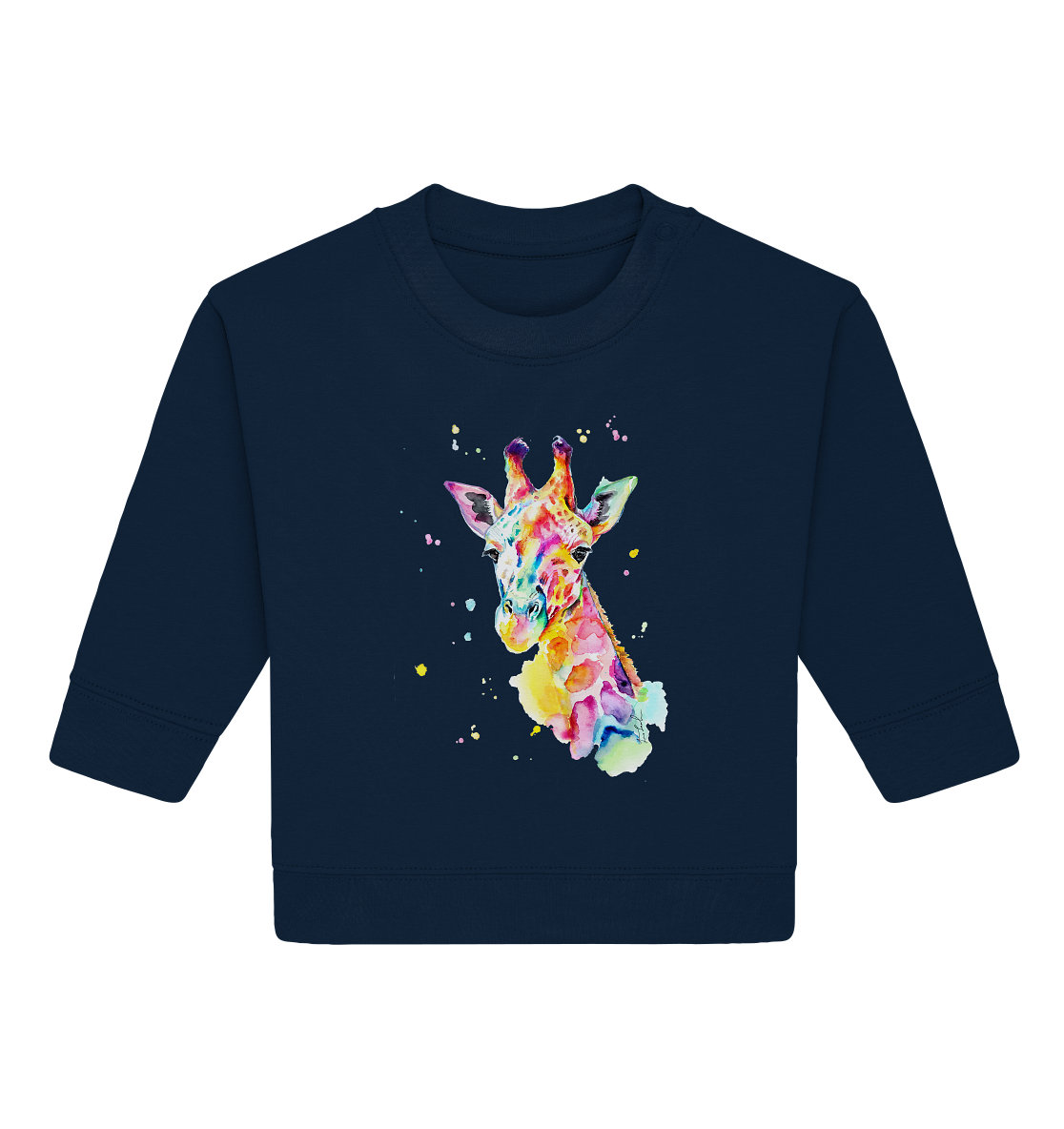 Bunte Giraffe - Baby Organic Sweatshirt