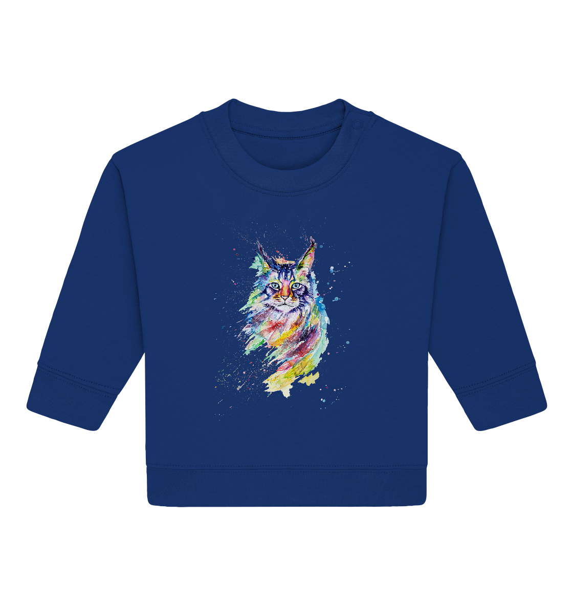 Bunte Katze - Baby Organic Sweatshirt