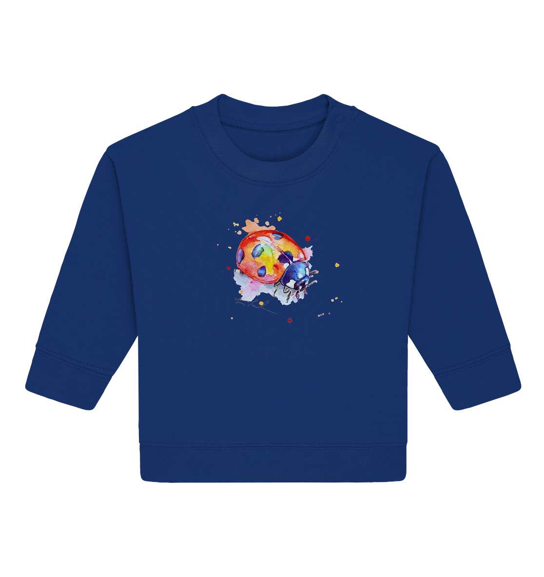 Bunter Marienkäfer - Baby Organic Sweatshirt