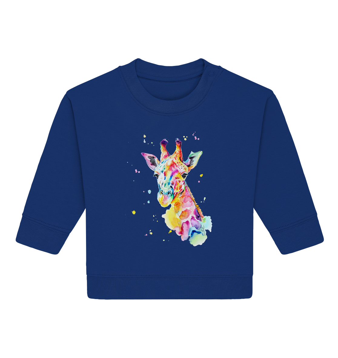 Bunte Giraffe - Baby Organic Sweatshirt