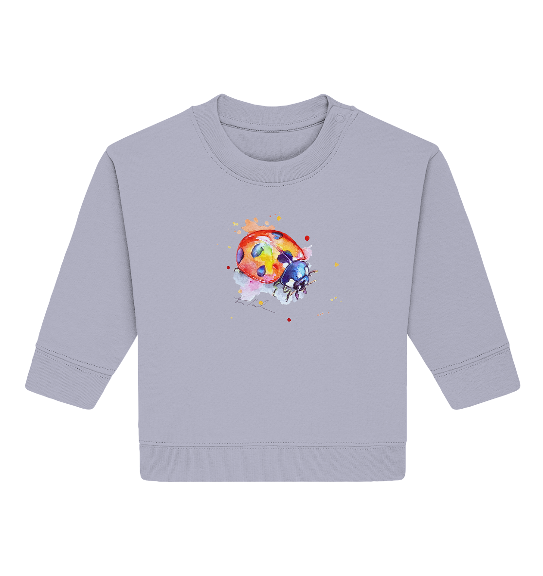 Bunter Marienkäfer - Baby Organic Sweatshirt