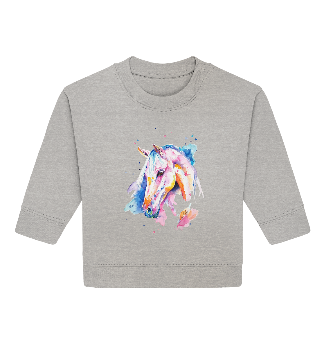 Buntes Pferd - Baby Organic Sweatshirt