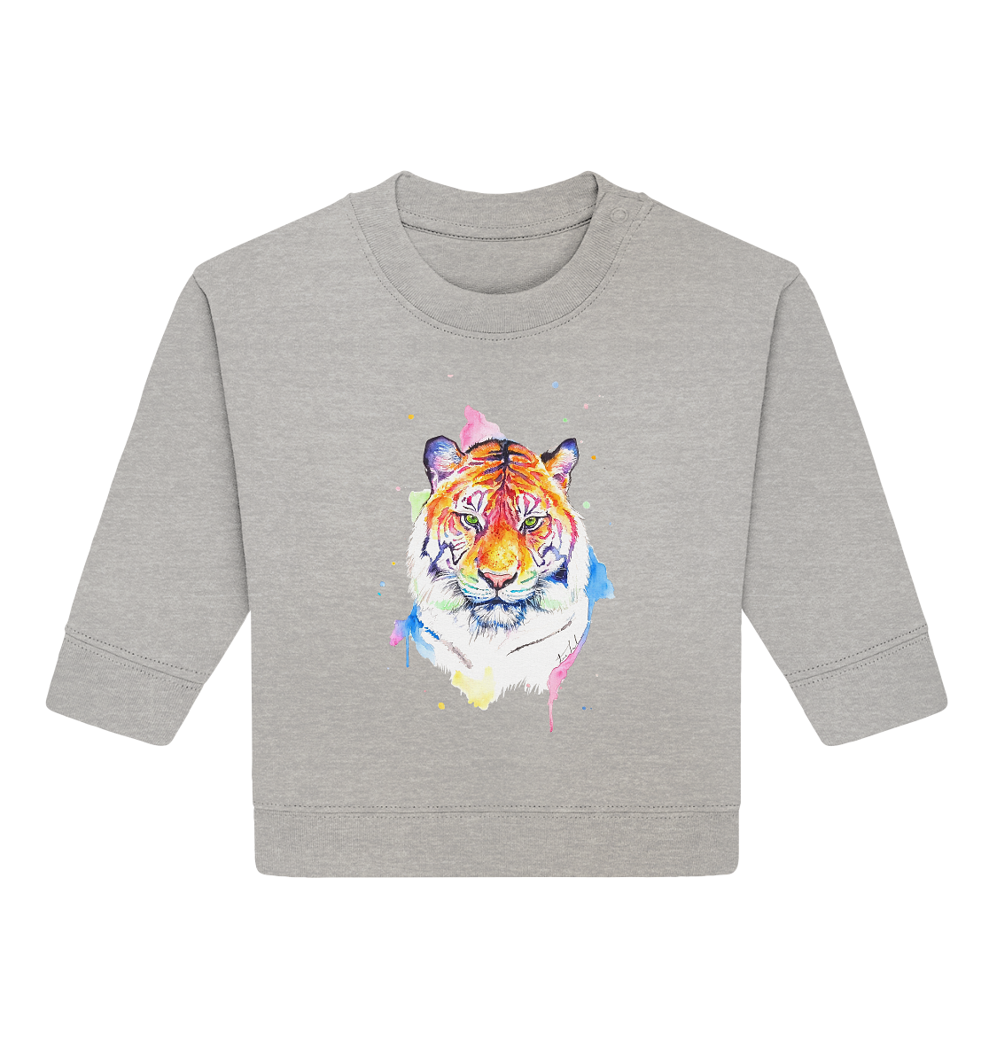 Bunter Tiger - Baby Organic Sweatshirt