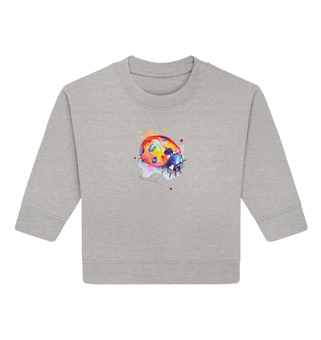 Bunter Marienkäfer - Baby Organic Sweatshirt