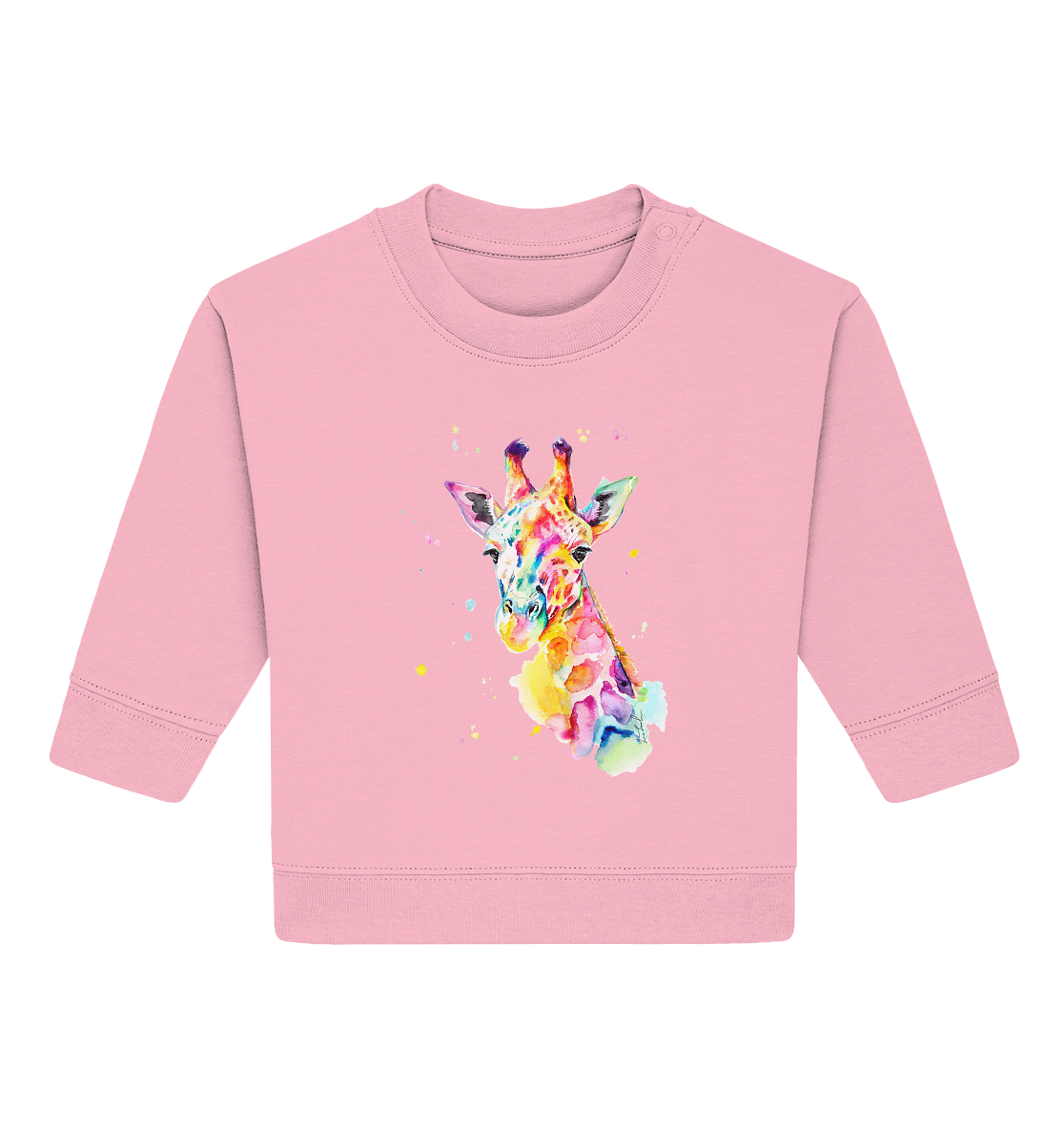 Bunte Giraffe - Baby Organic Sweatshirt