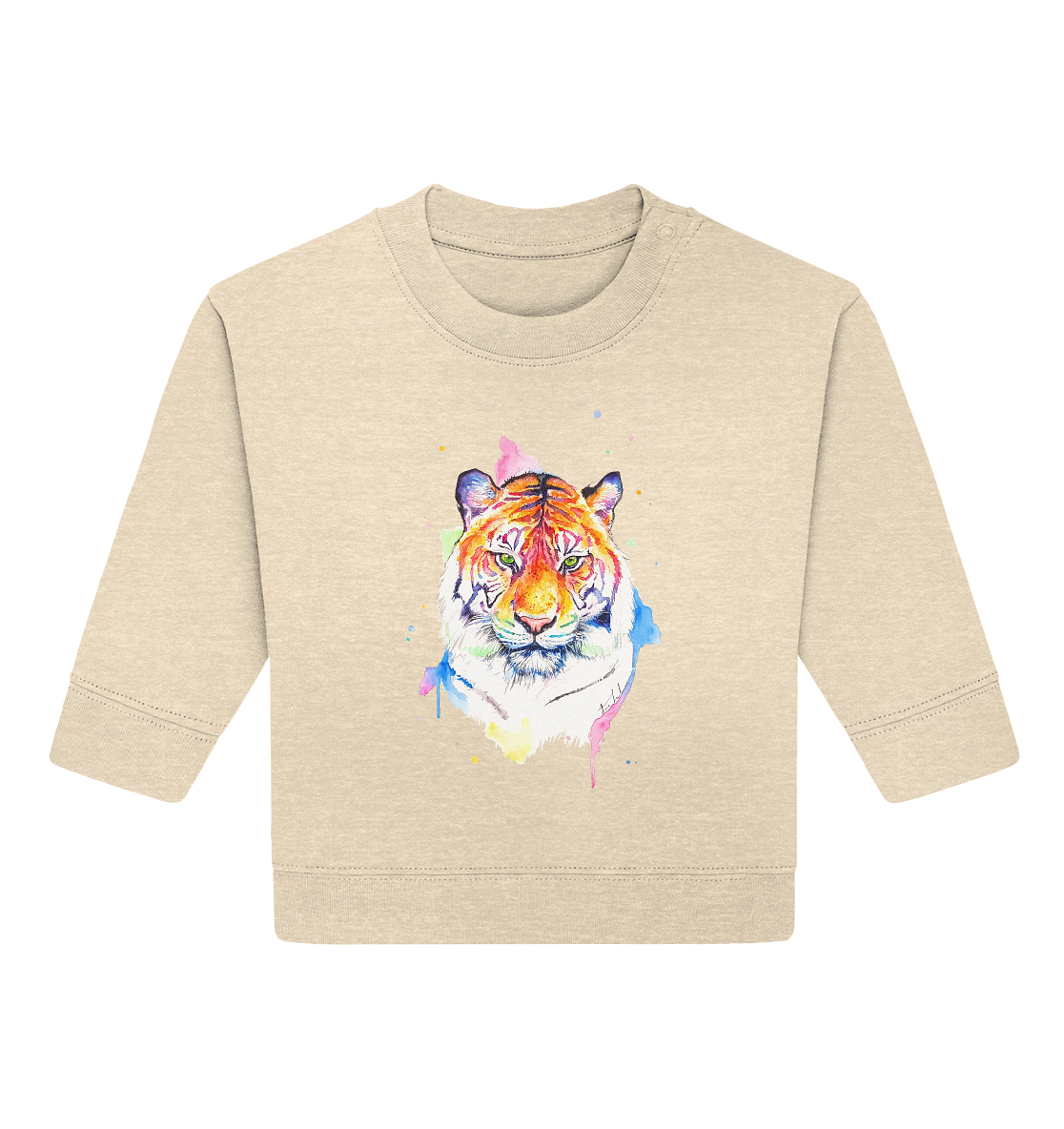 Bunter Tiger - Baby Organic Sweatshirt