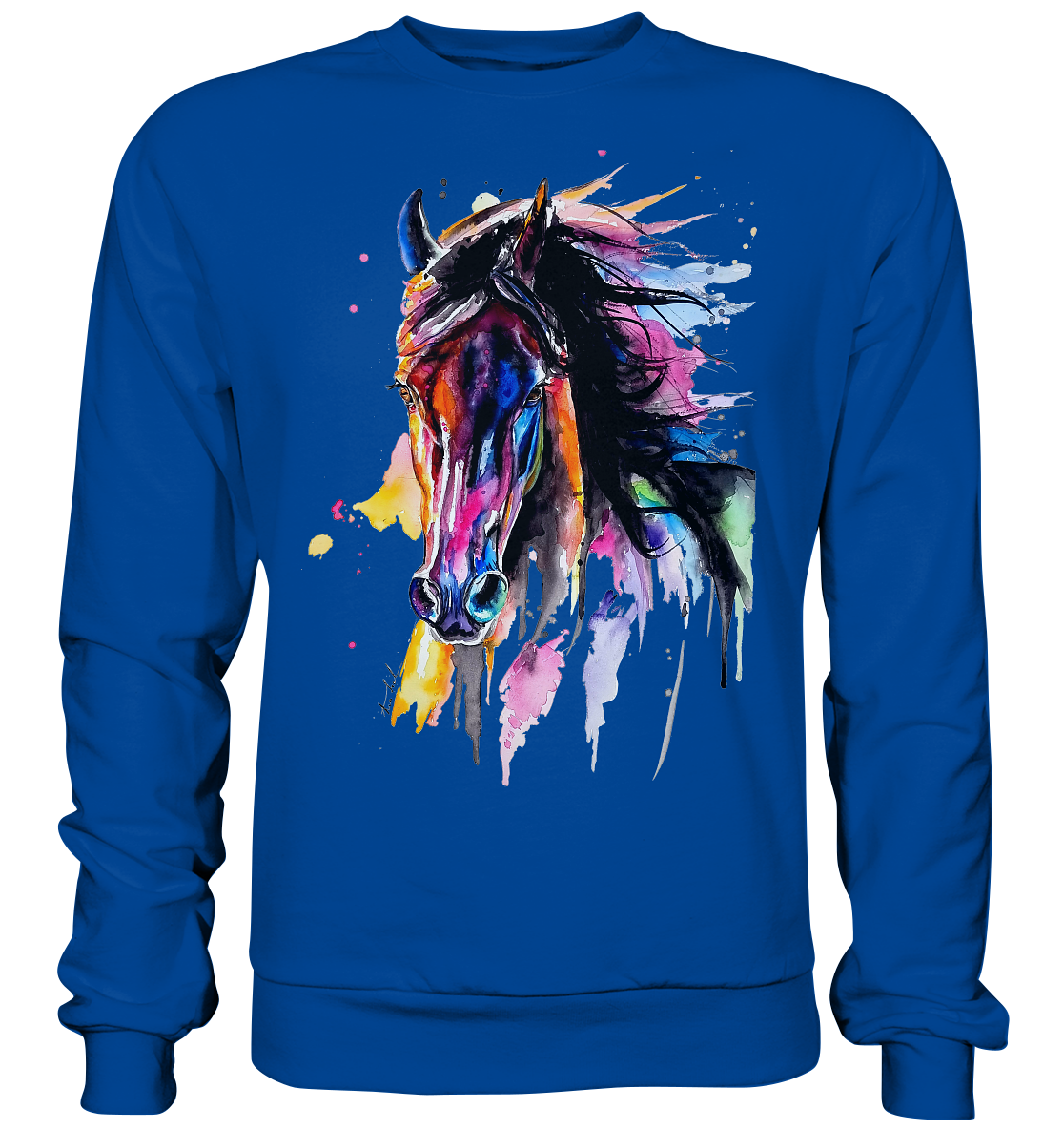 Schwarzes Pferd - Basic Sweatshirt