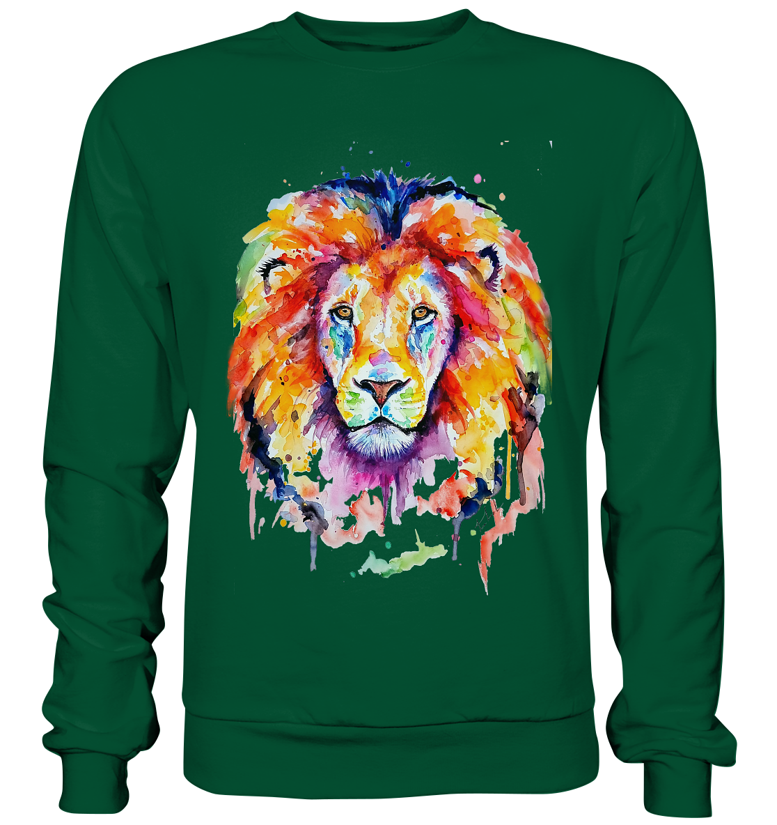 Bunter Löwe - Basic Sweatshirt