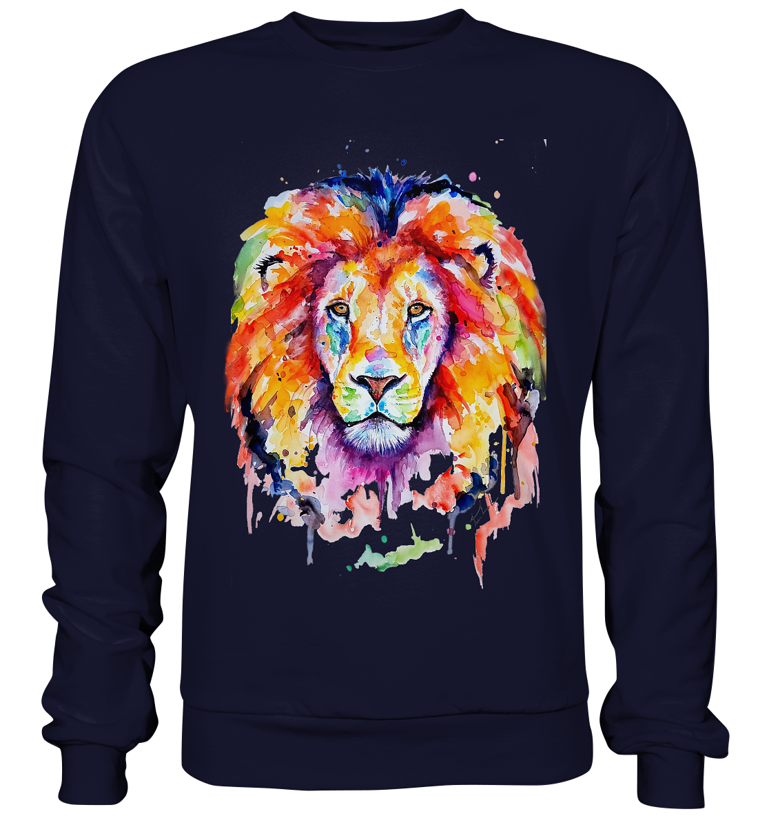 Bunter Löwe - Basic Sweatshirt