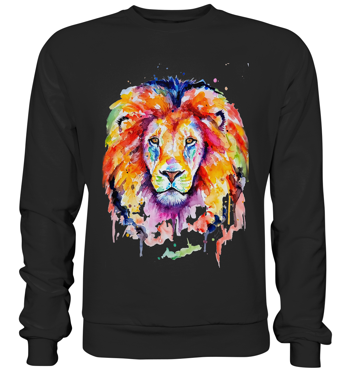 Bunter Löwe - Basic Sweatshirt