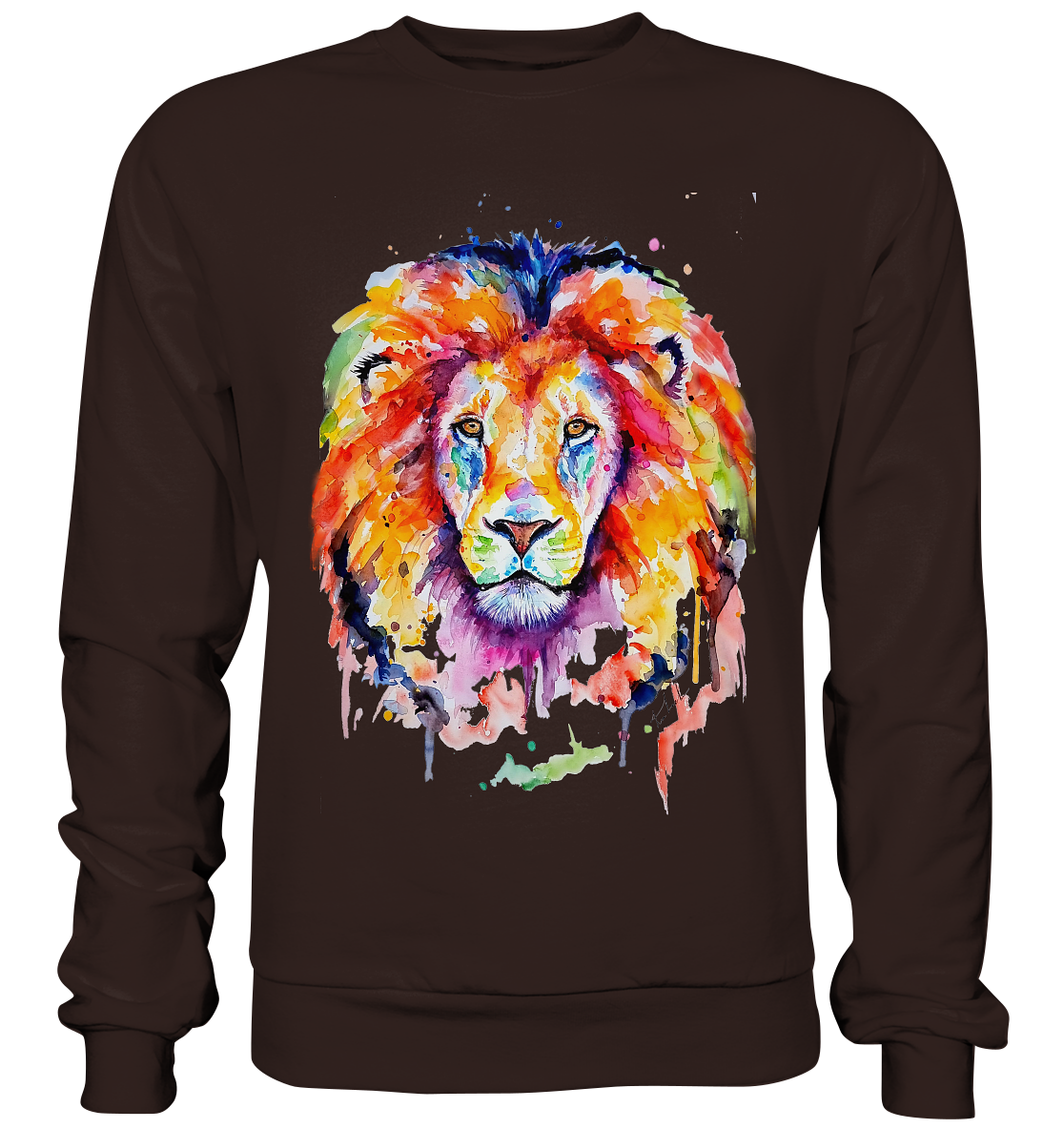 Bunter Löwe - Basic Sweatshirt