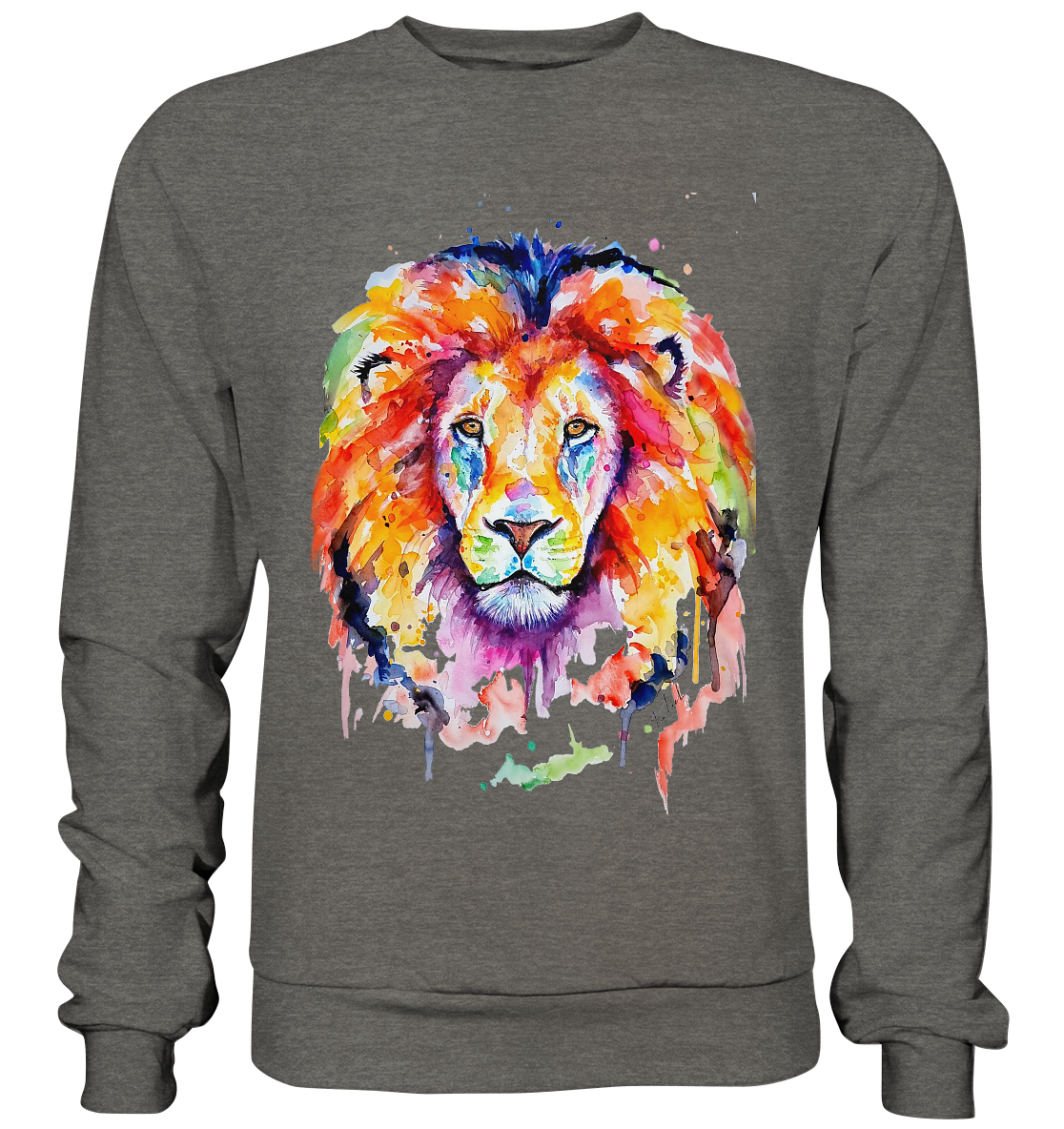 Bunter Löwe - Basic Sweatshirt