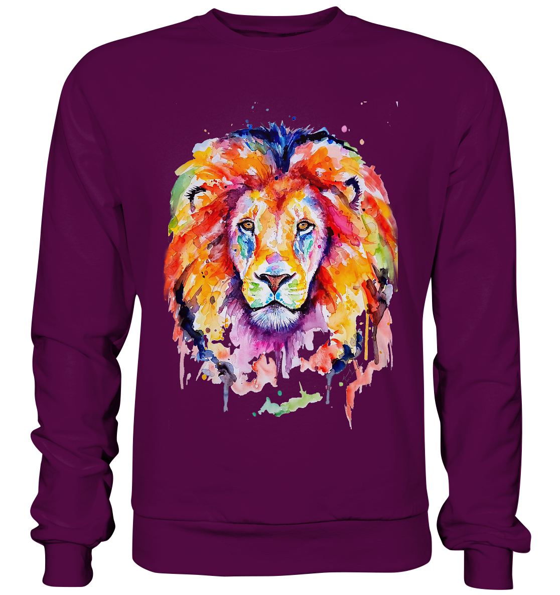Bunter Löwe - Basic Sweatshirt