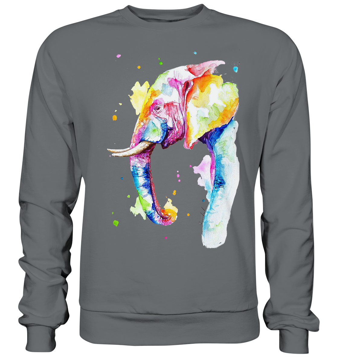 Bunter Elefant - Basic Sweatshirt