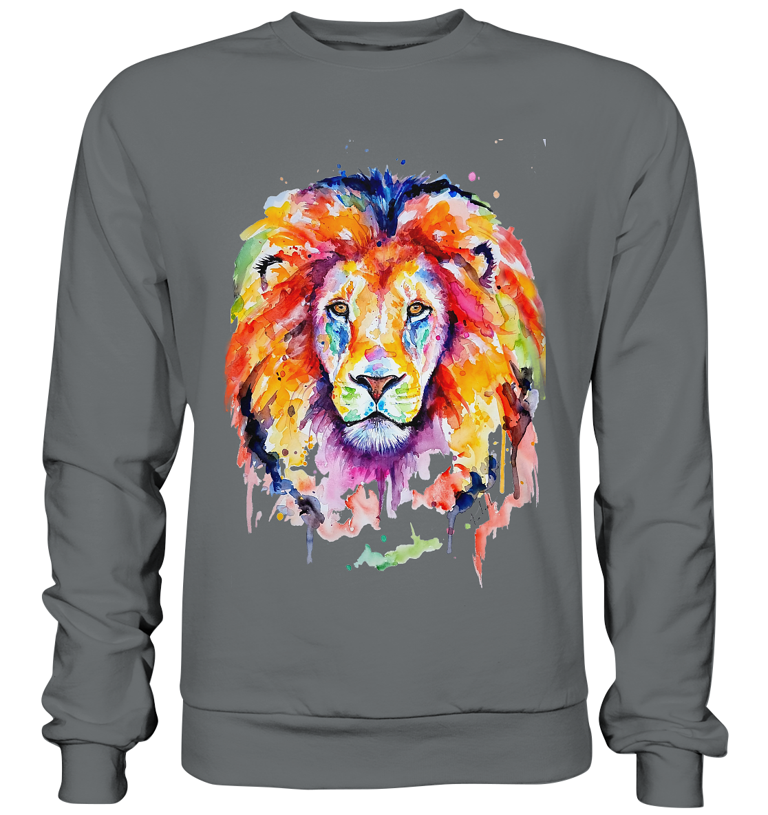 Bunter Löwe - Basic Sweatshirt